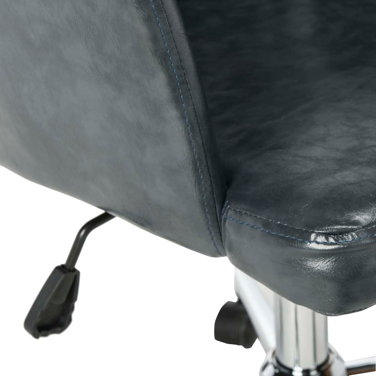 Cadence Swivel Office Chair | Safavieh - OCH7500 - Dark Grey / Chrome