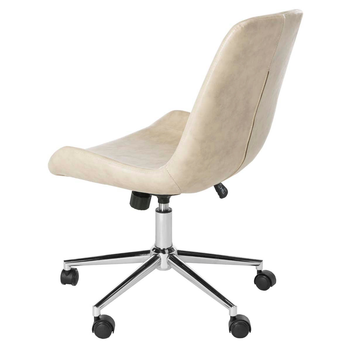 Fletcher Swivel Office Chair | Safavieh - OCH7501 - Beige / Chrome