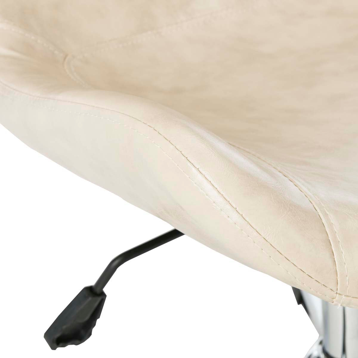 Fletcher Swivel Office Chair | Safavieh - OCH7501 - Beige / Chrome