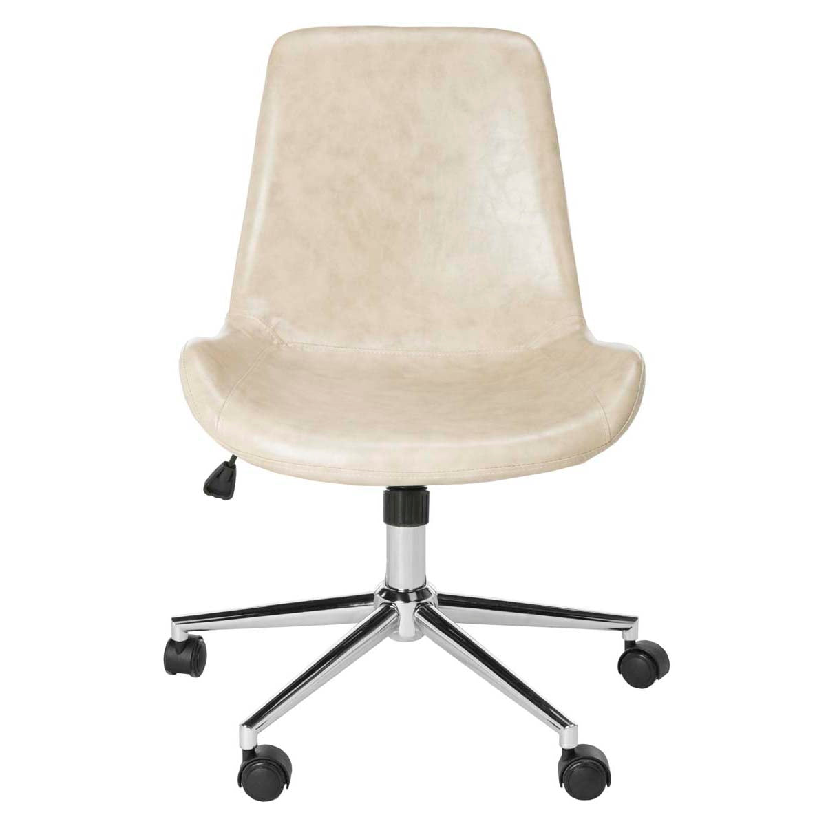 Fletcher Swivel Office Chair | Safavieh - OCH7501 - Beige / Chrome