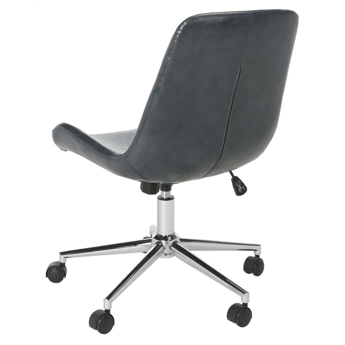 Fletcher Swivel Office Chair | Safavieh - OCH7501 - Dark Grey / Chrome