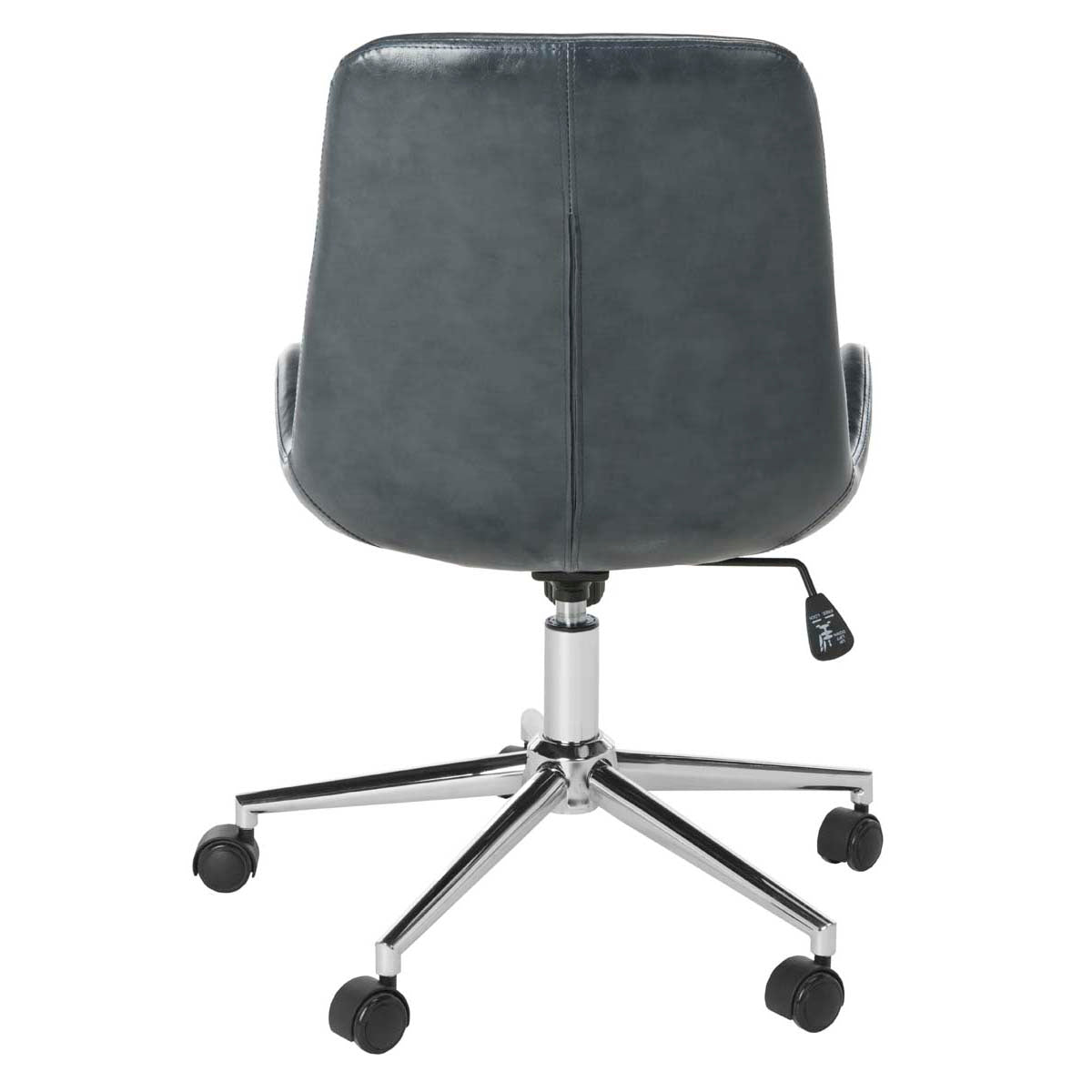 Fletcher Swivel Office Chair | Safavieh - OCH7501 - Dark Grey / Chrome