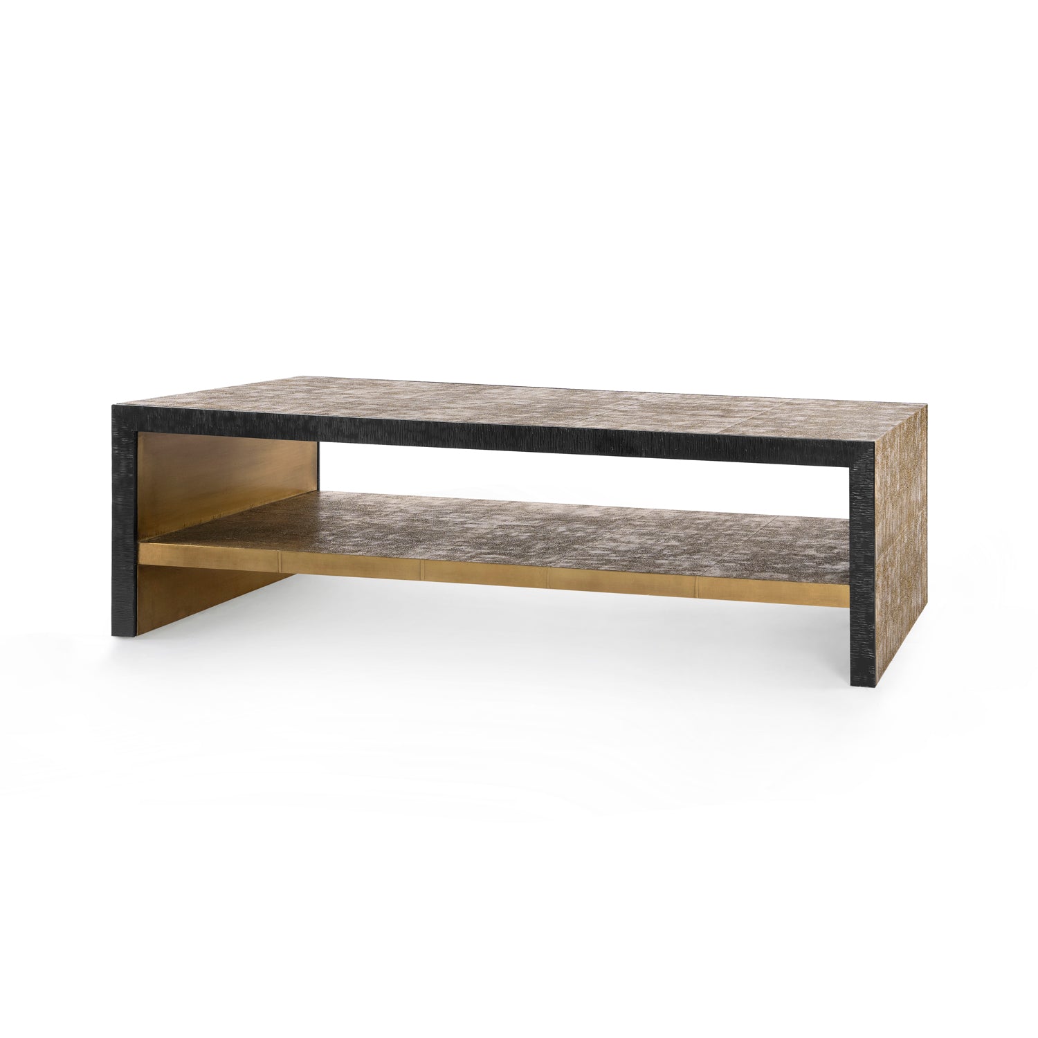 Odeon Coffee Table/Bench - Antique Brass And Dark Bronze | Villa & House - ODE-300-803