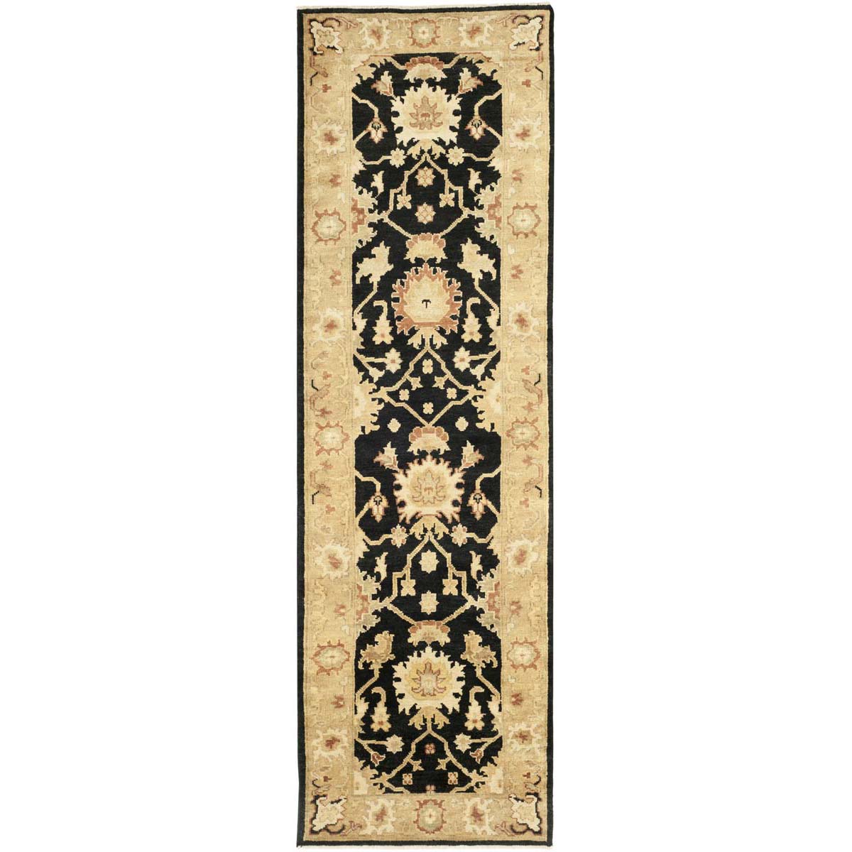 Oushak 115 Rug | Safavieh - OSH115D - Black / Light Gold