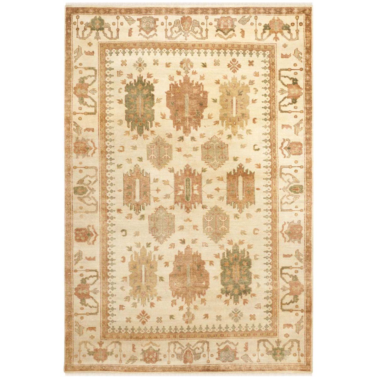 Oushak 126 Rug | Safavieh - OSH126A - Ivory / Ivory