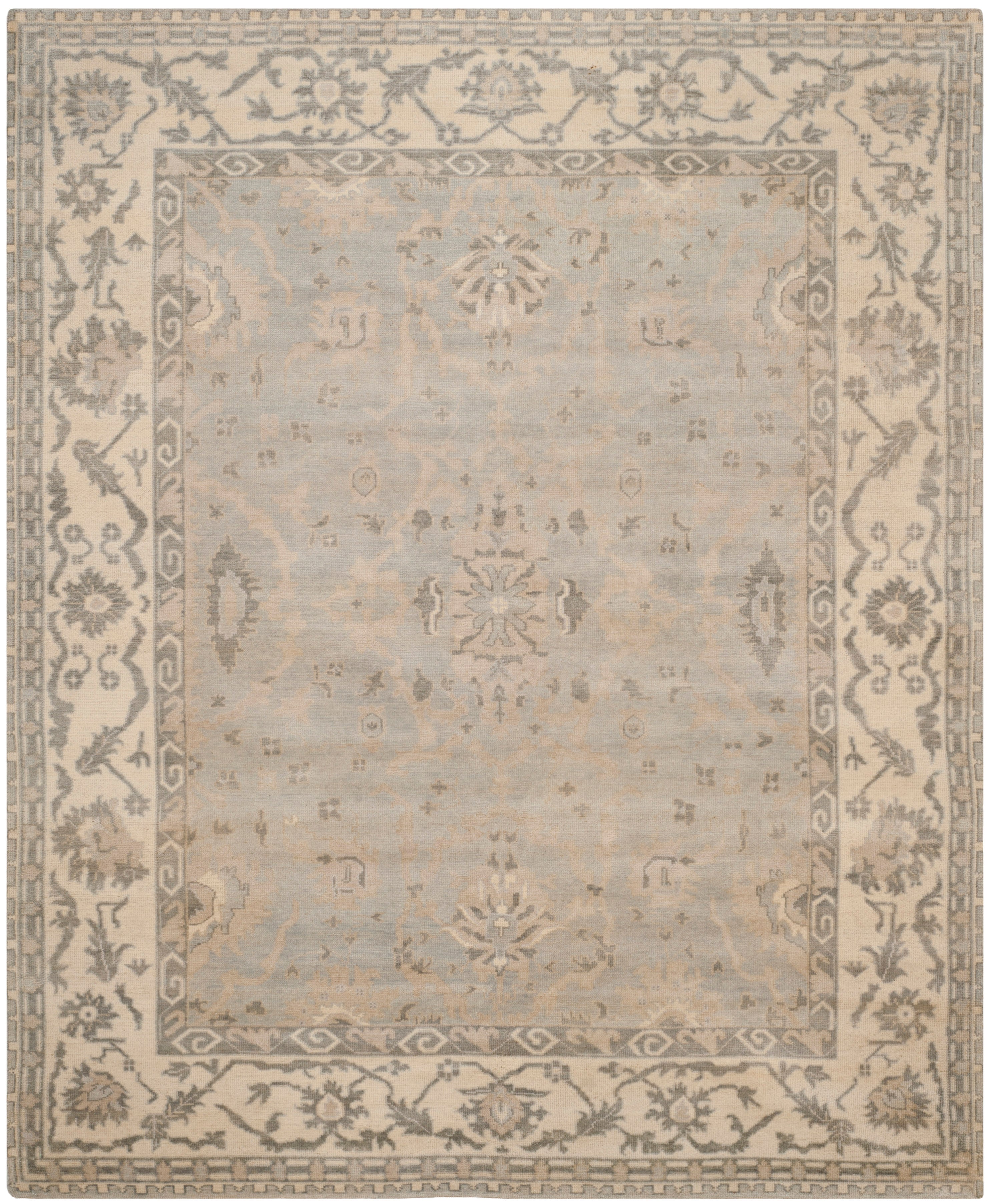 Oushak 231 Rug | Safavieh - OSH231A - Blue / Ivory