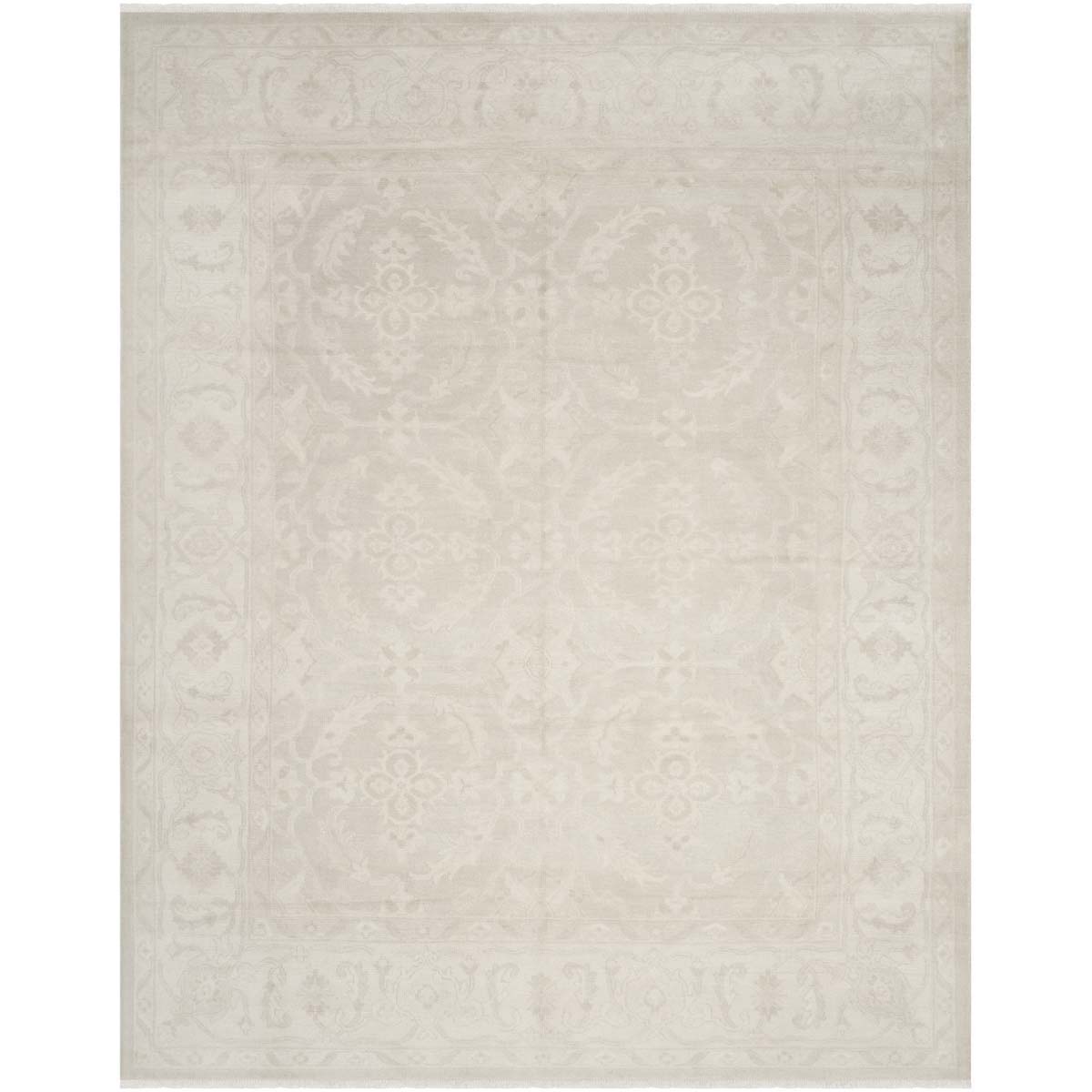 Oushak 304 Rug | Safavieh - OSH304A - Light Grey / Ivory