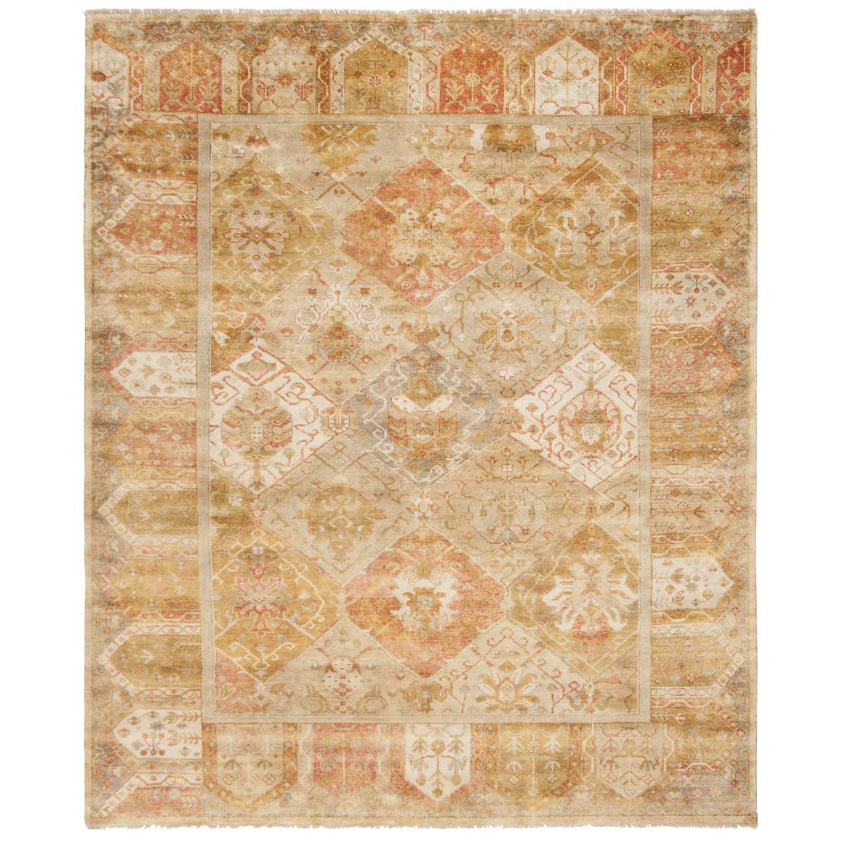 Oushak 561 Rug | Safavieh - OSH561A - Gold / Brown