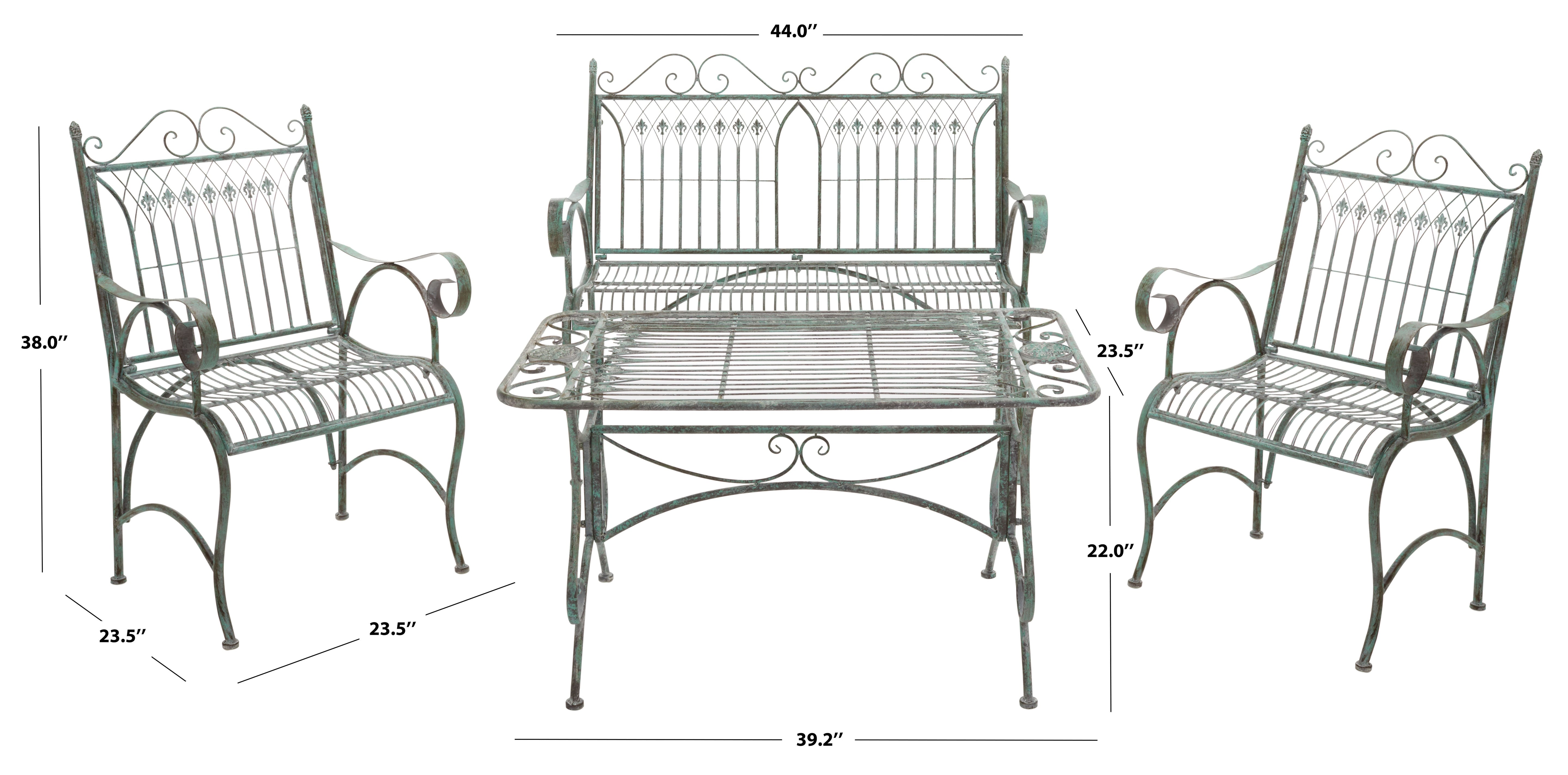 leah-4-piece-set-safavieh-pat5000-Antique Green