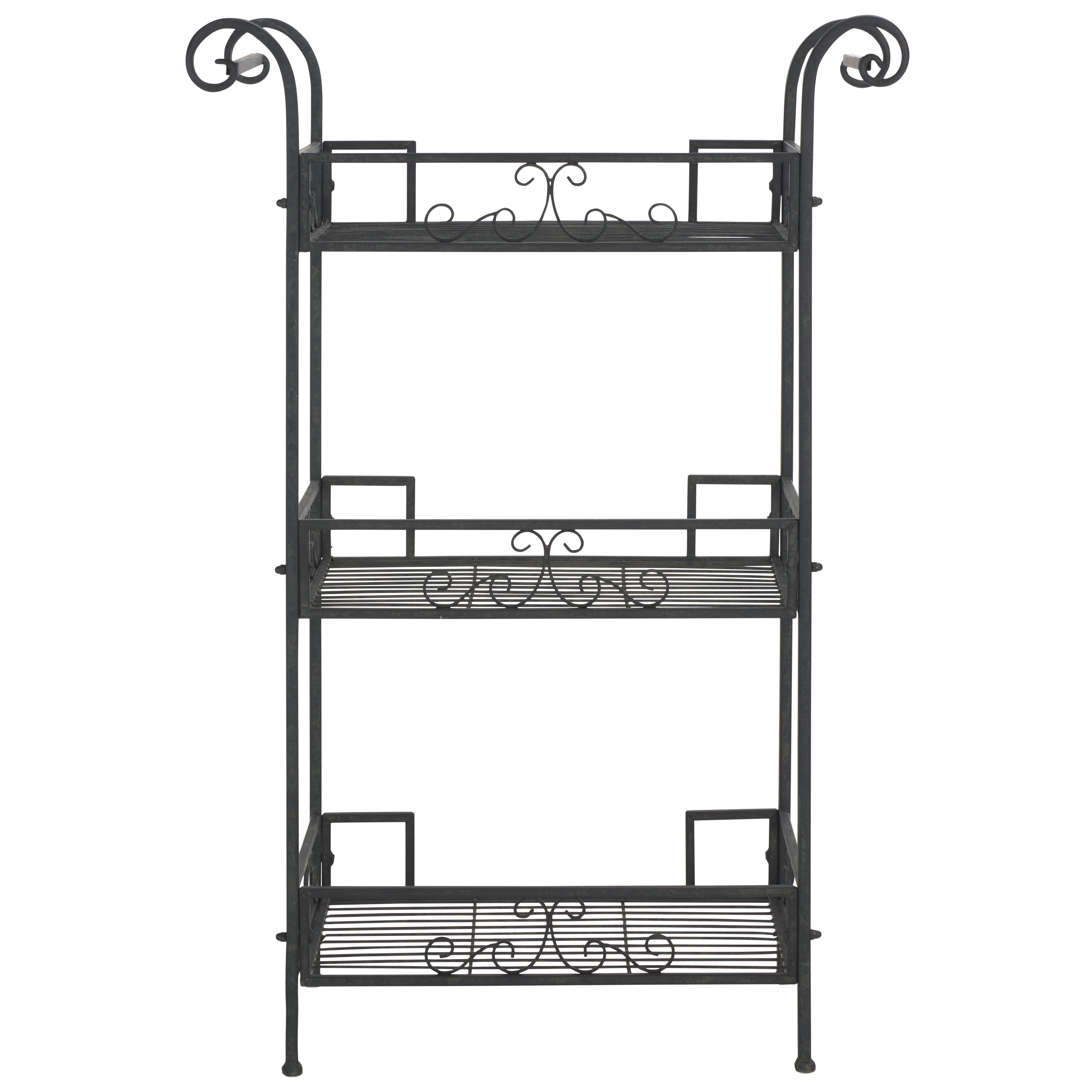 Noreen 3 Tier Shelf | Safavieh - PAT5006 - Black