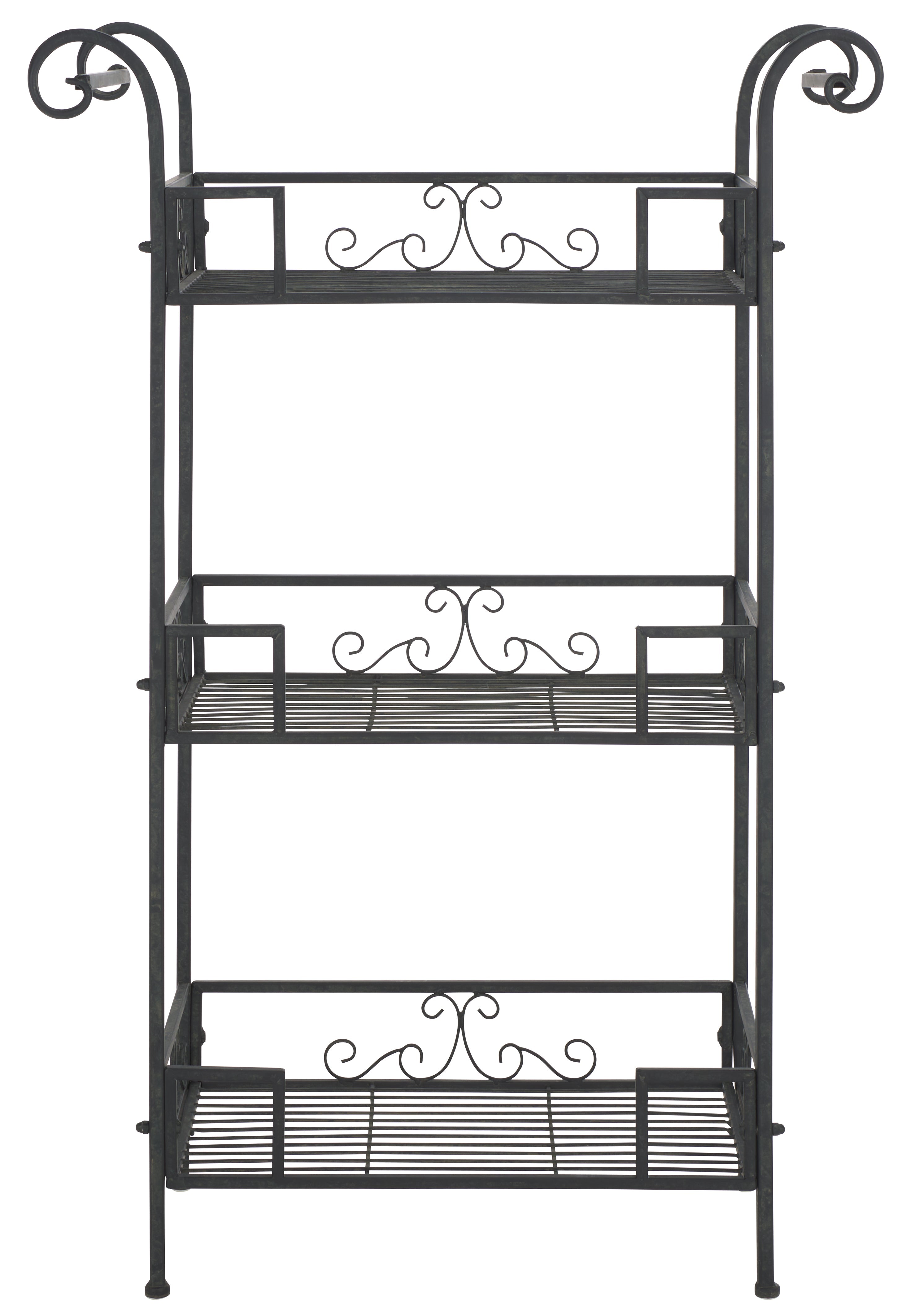 Noreen 3 Tier Shelf | Safavieh - PAT5006 - Black