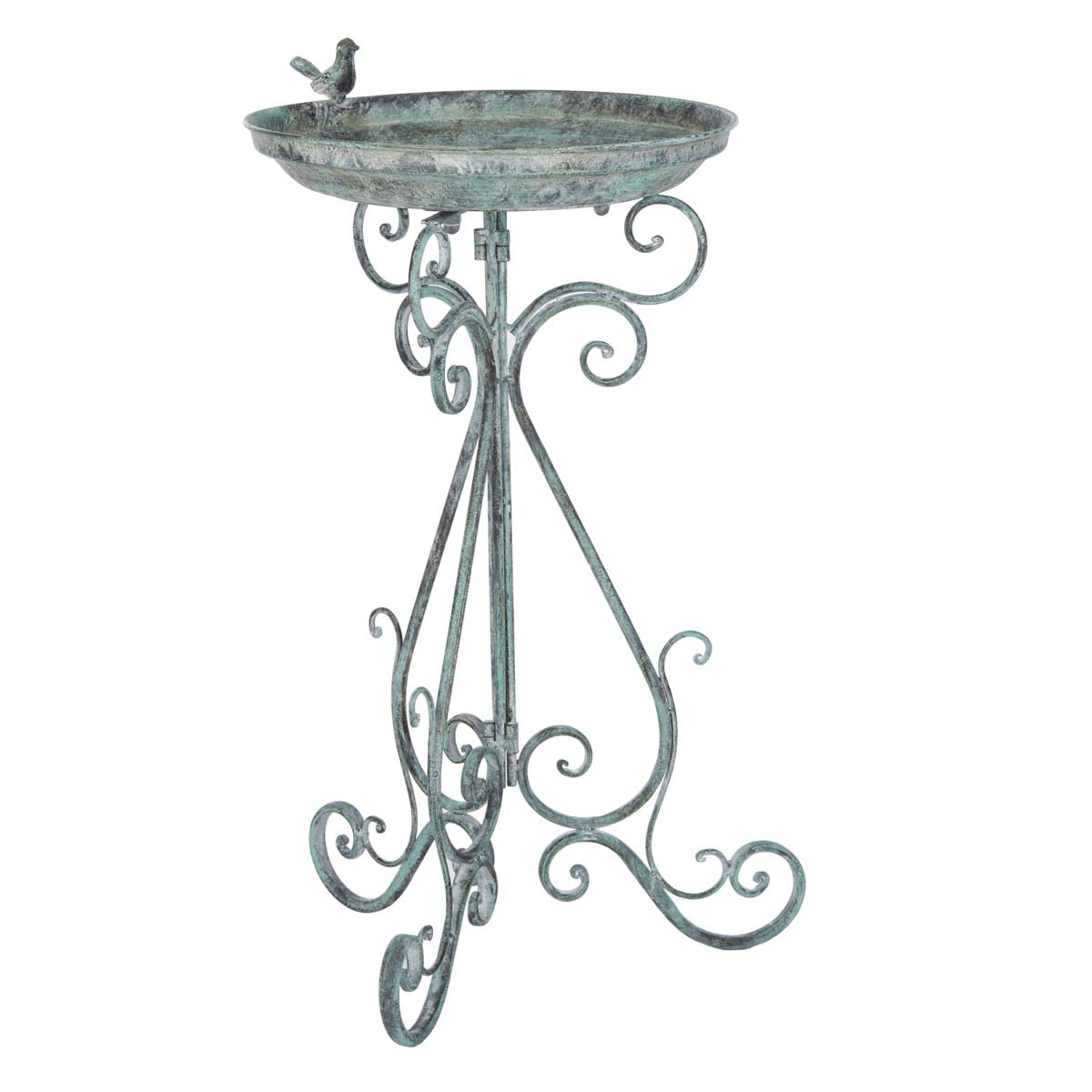 Ashlan Bird Bath | Safavieh - PAT5024 - Ant Dark Green