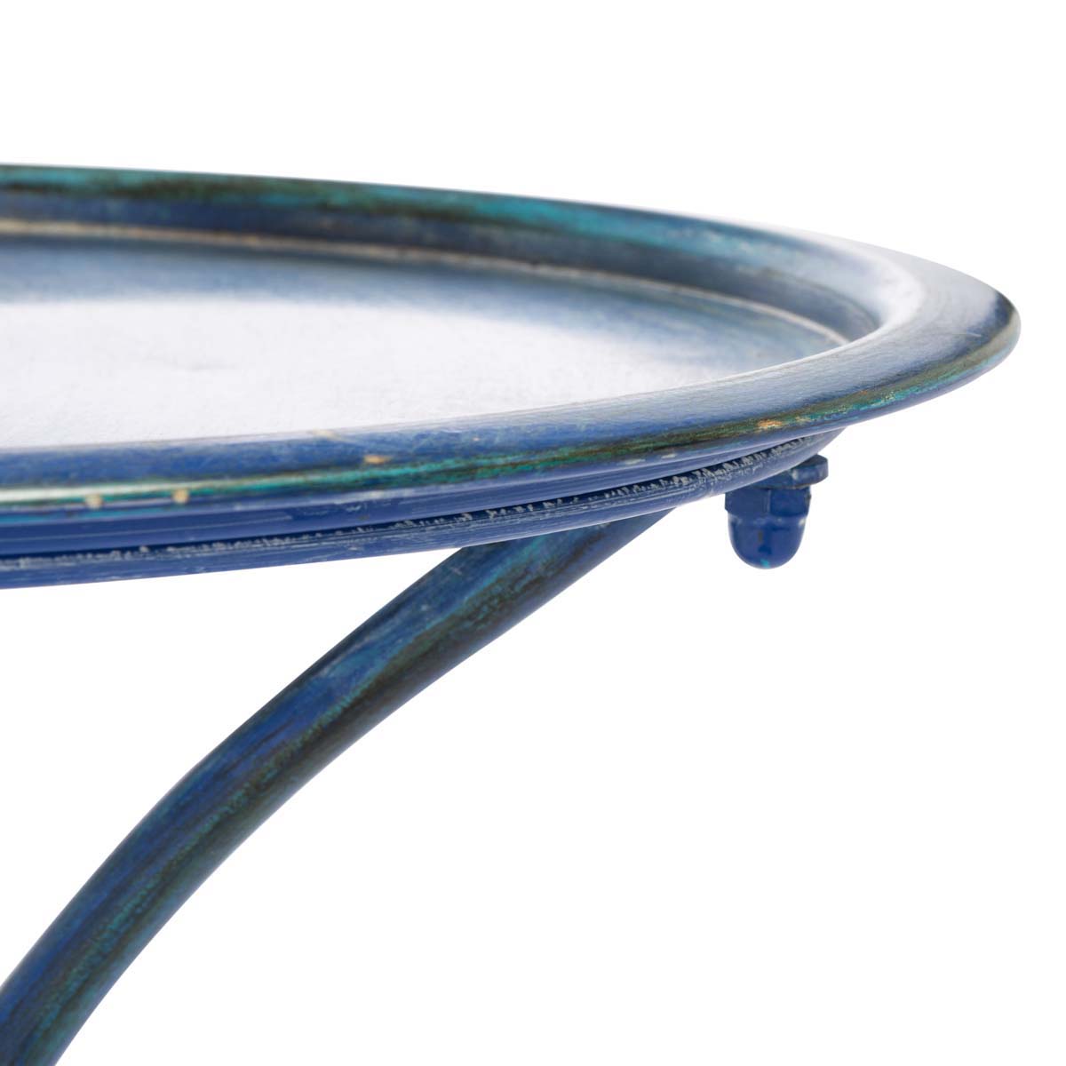 Kensi Bird Bath | Safavieh - PAT5025 - Mossy Blue