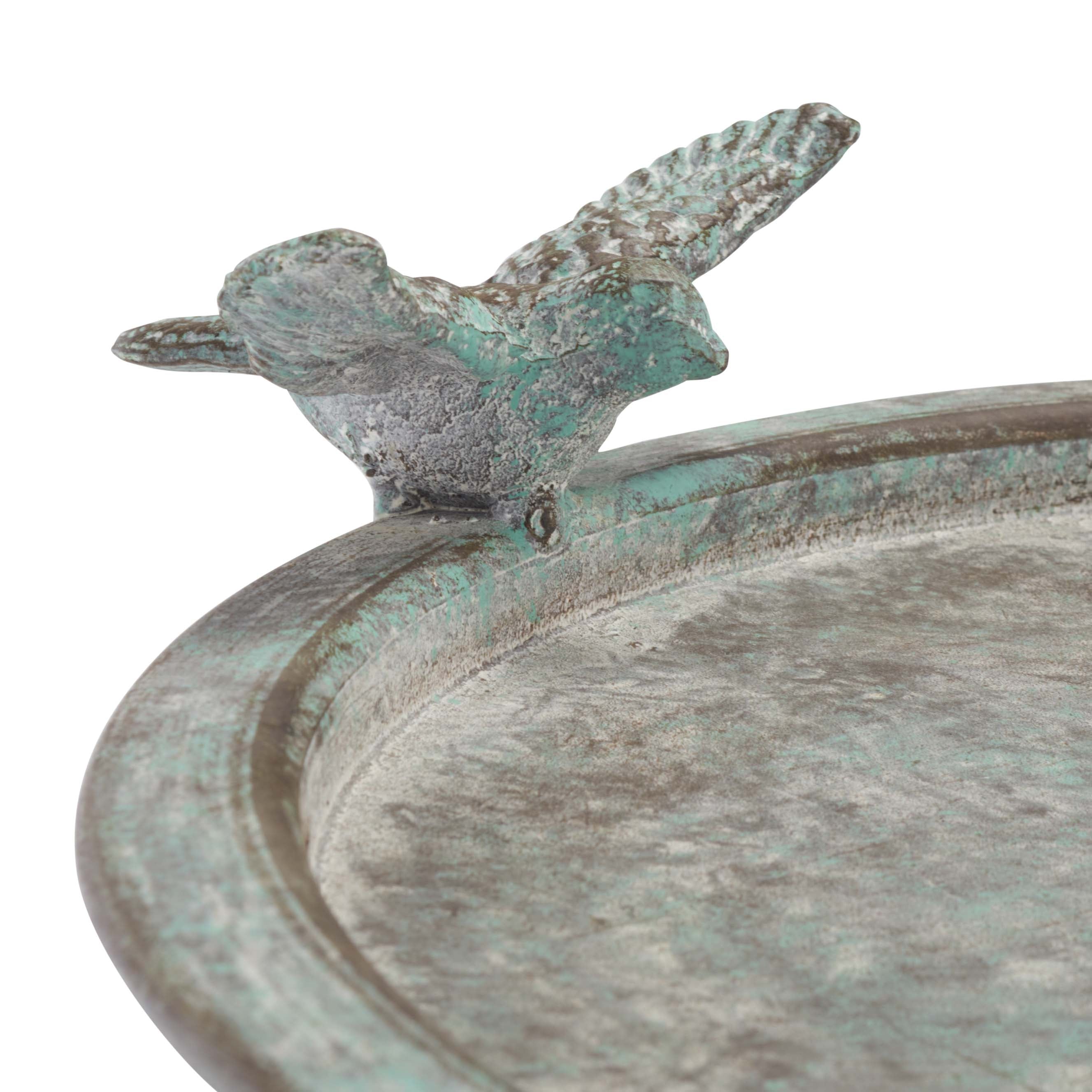 Kensi Bird Bath | Safavieh - PAT5025 - Antique Green