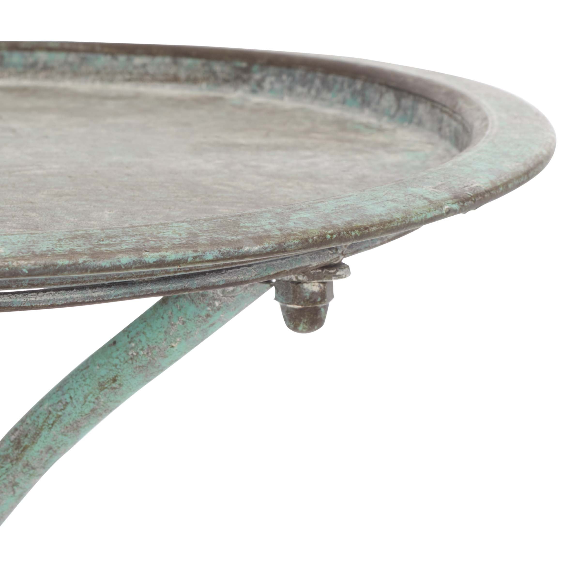 Kensi Bird Bath | Safavieh - PAT5025 - Antique Green