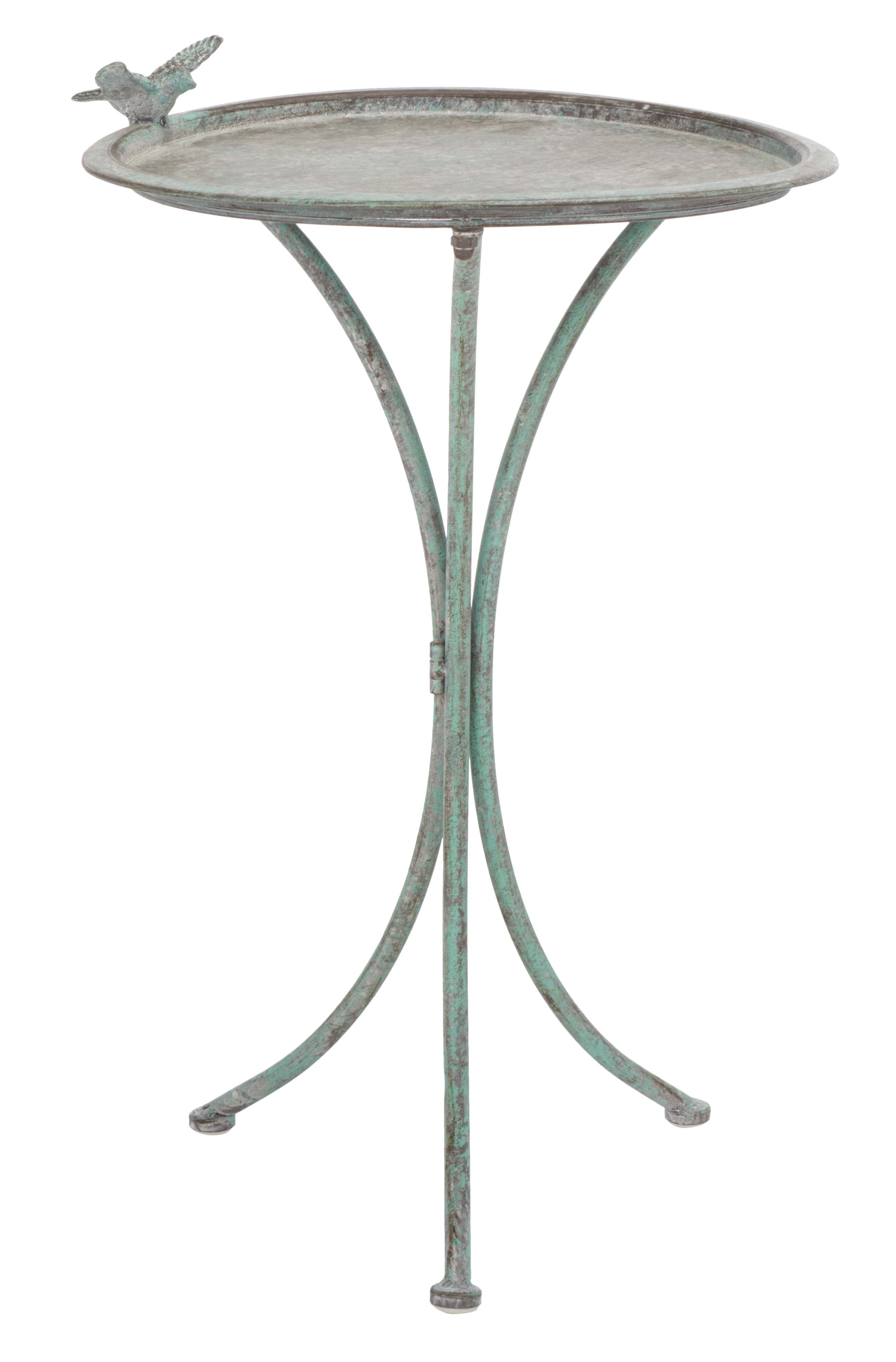 Kensi Bird Bath | Safavieh - PAT5025 - Antique Green