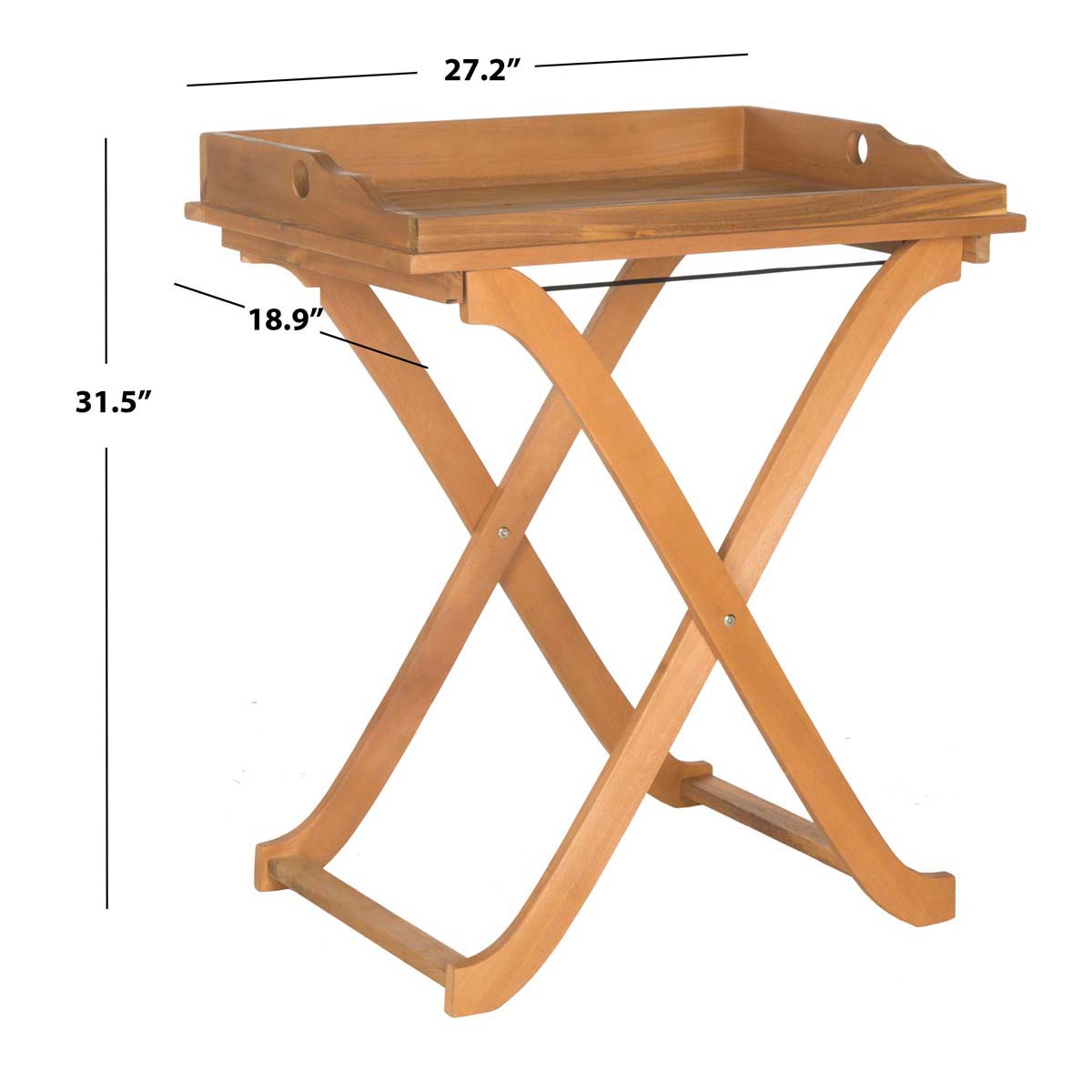 Safavieh Covina Tray Table , PAT6716 - Natural