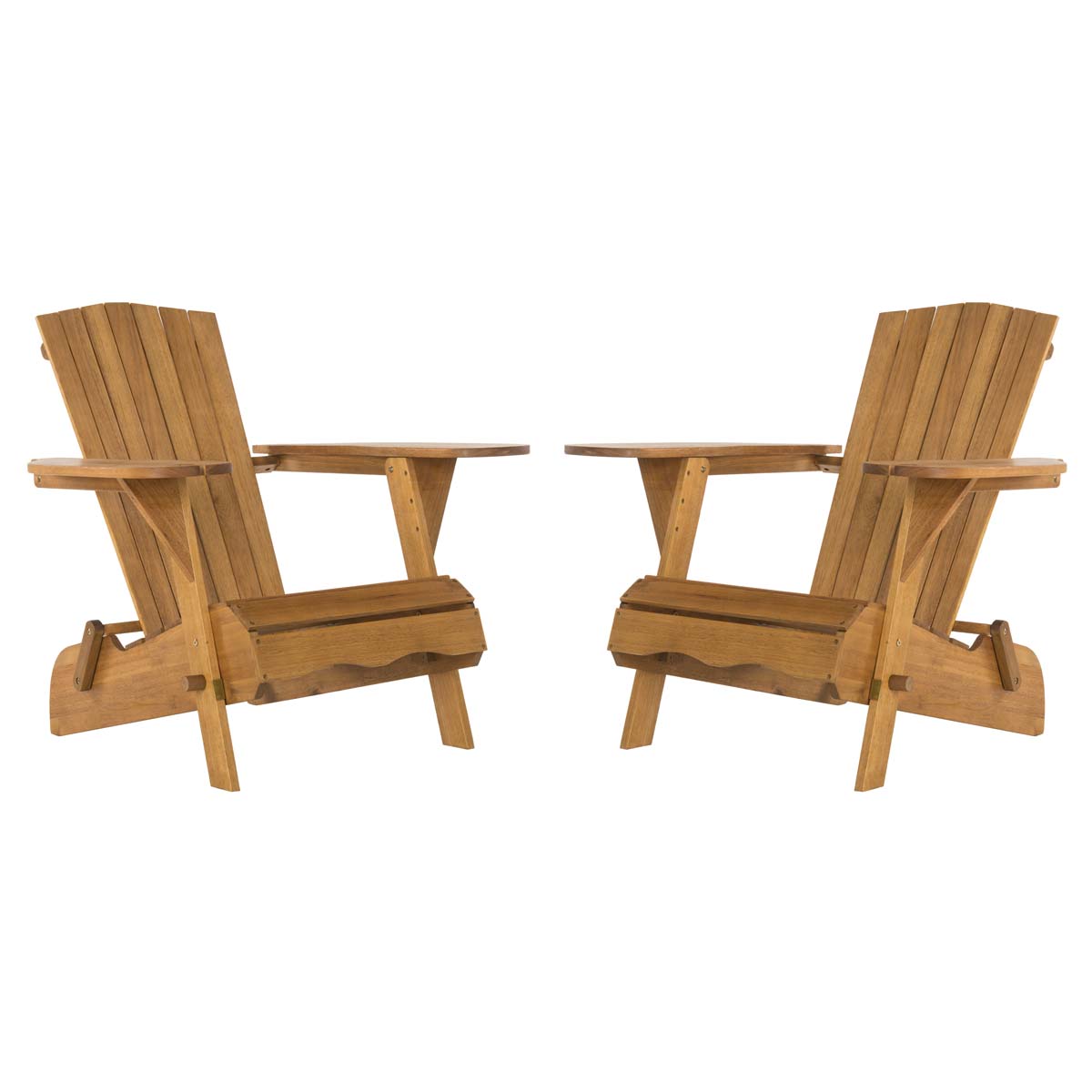 Safavieh Breetel Set Of 2 Adirondack Chairs , PAT7034 - Natural (Set of 2)
