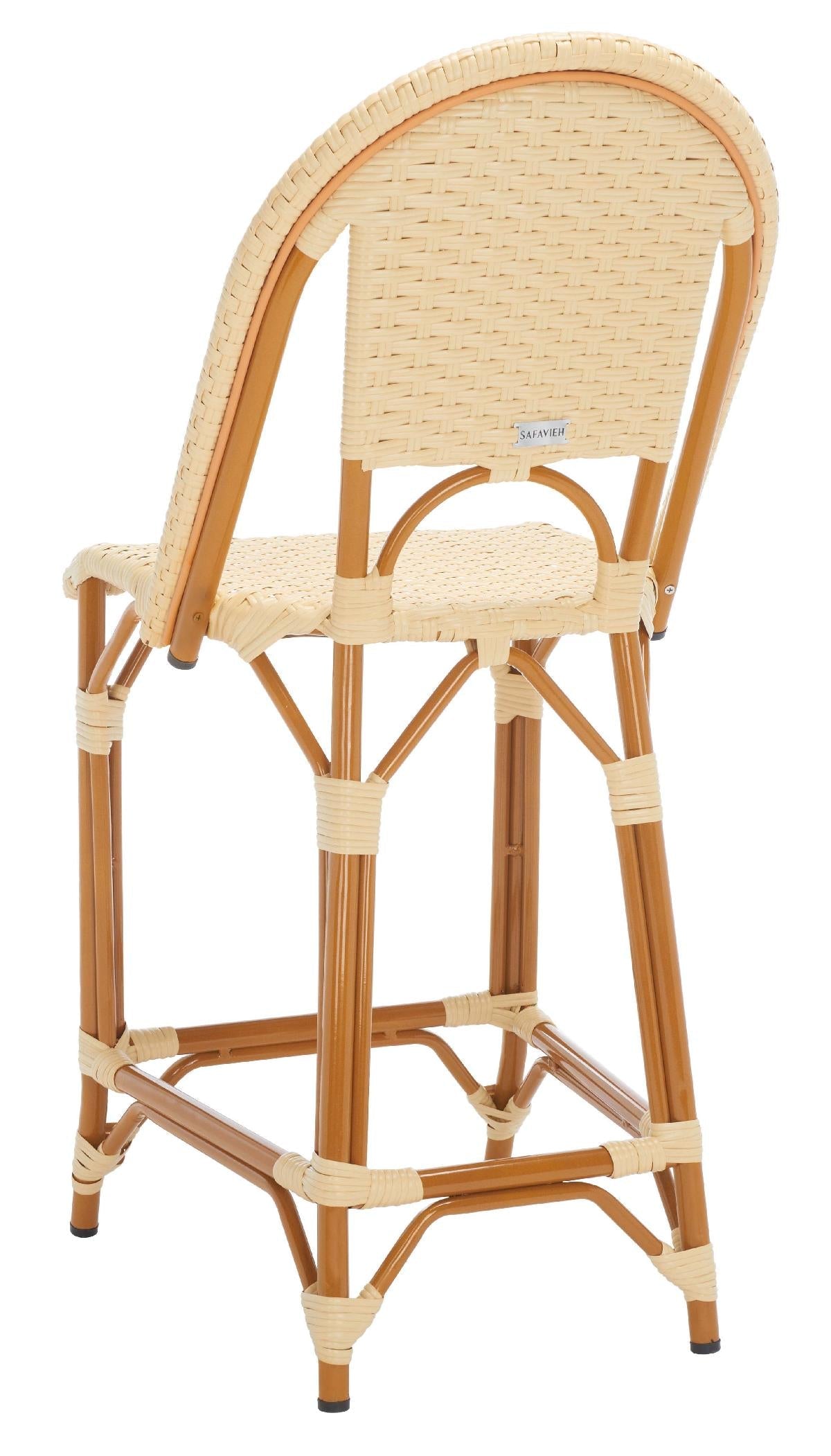 California Counter Stool | Safavieh - PAT7532 - Natural 