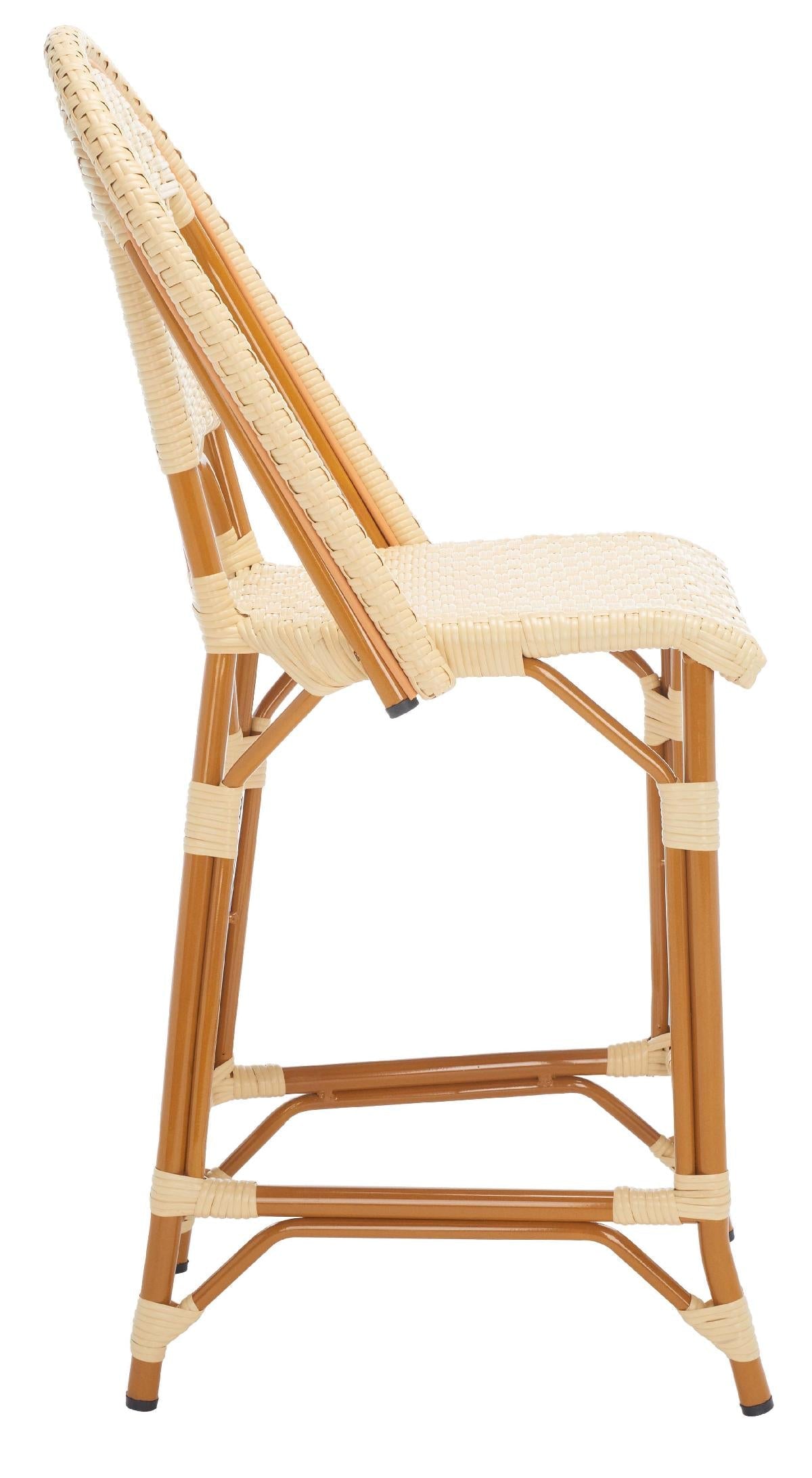 California Counter Stool | Safavieh - PAT7532 - Natural 