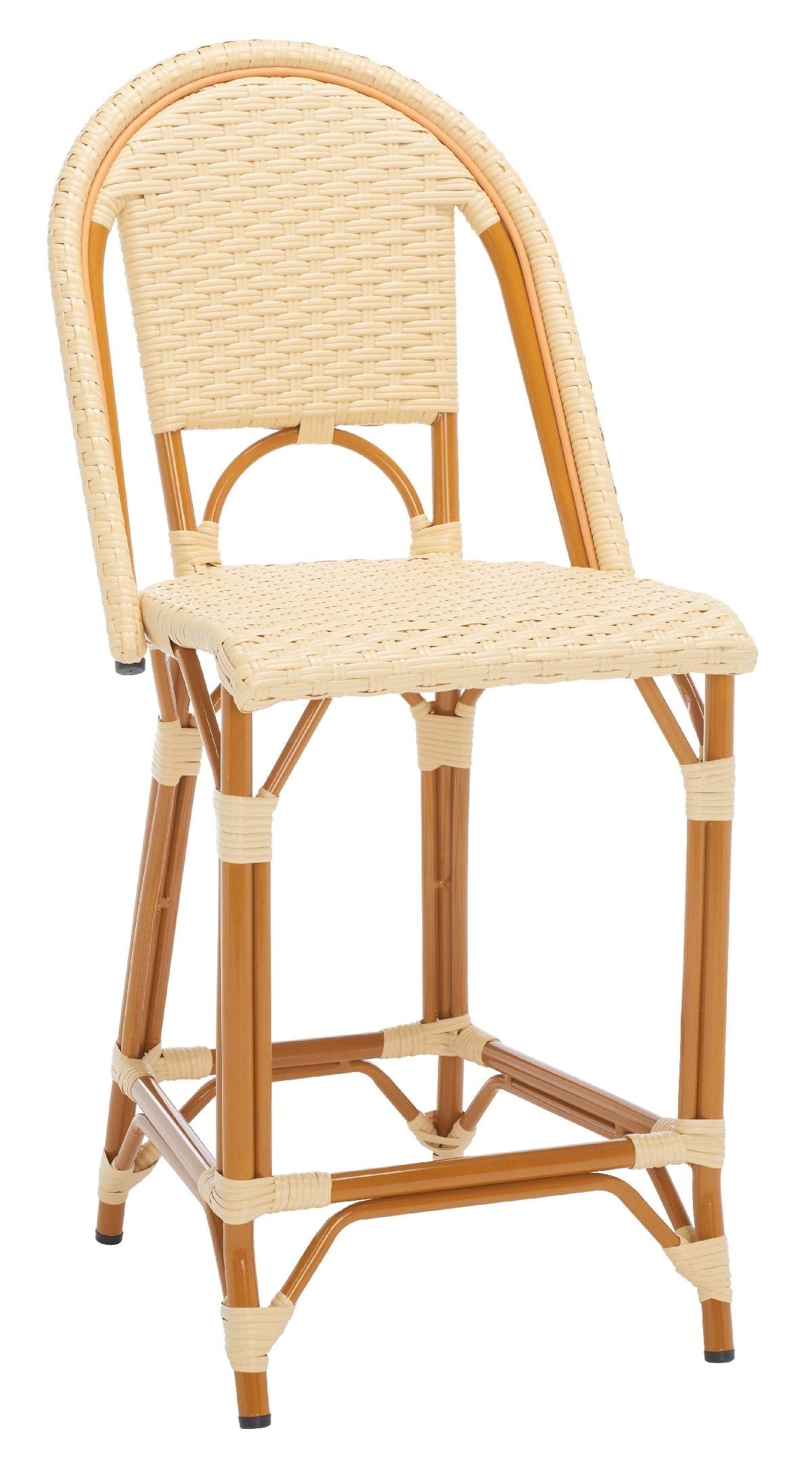 California Counter Stool | Safavieh - PAT7532 - Natural 