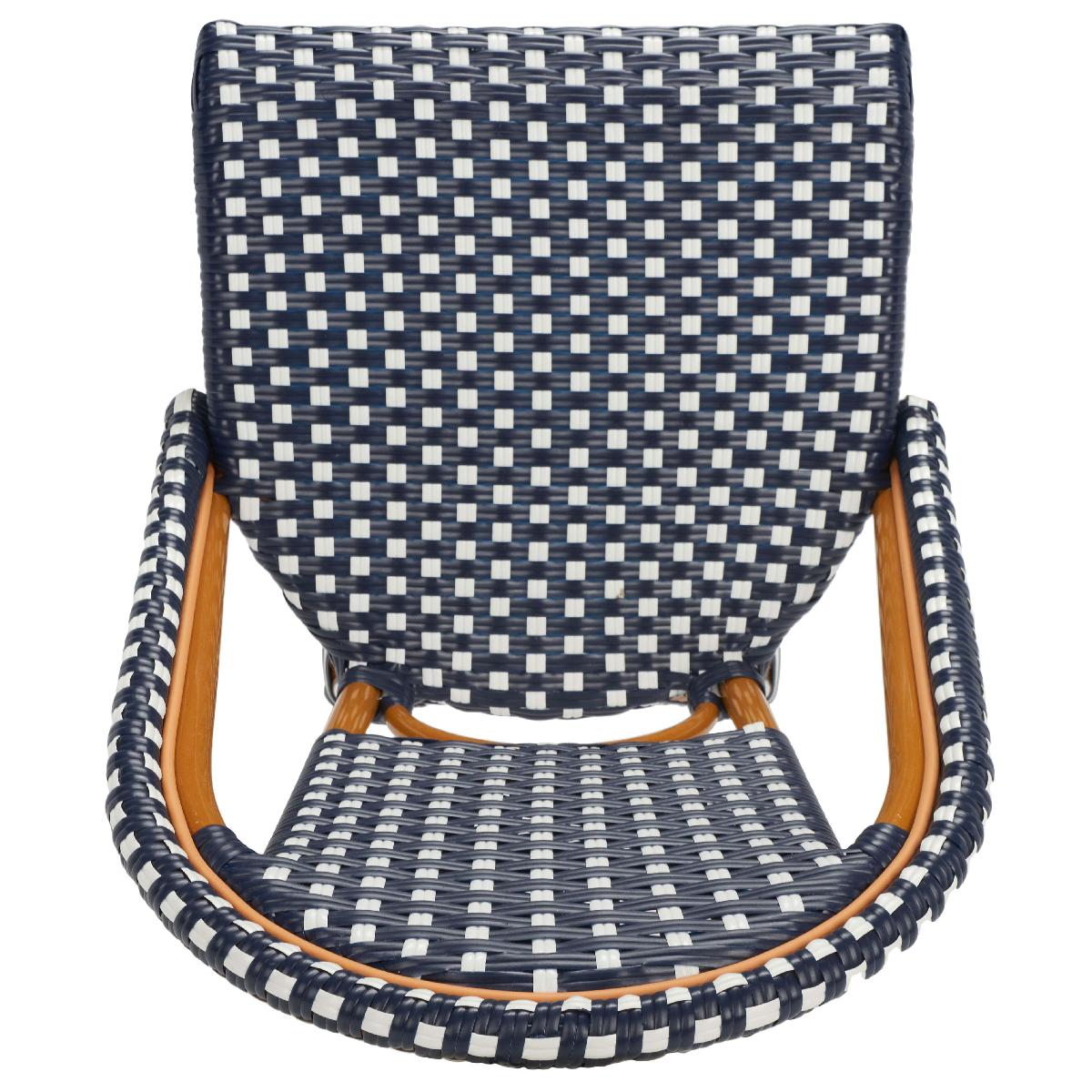 California Counter Stool | Safavieh - PAT7532 - Navy / White 