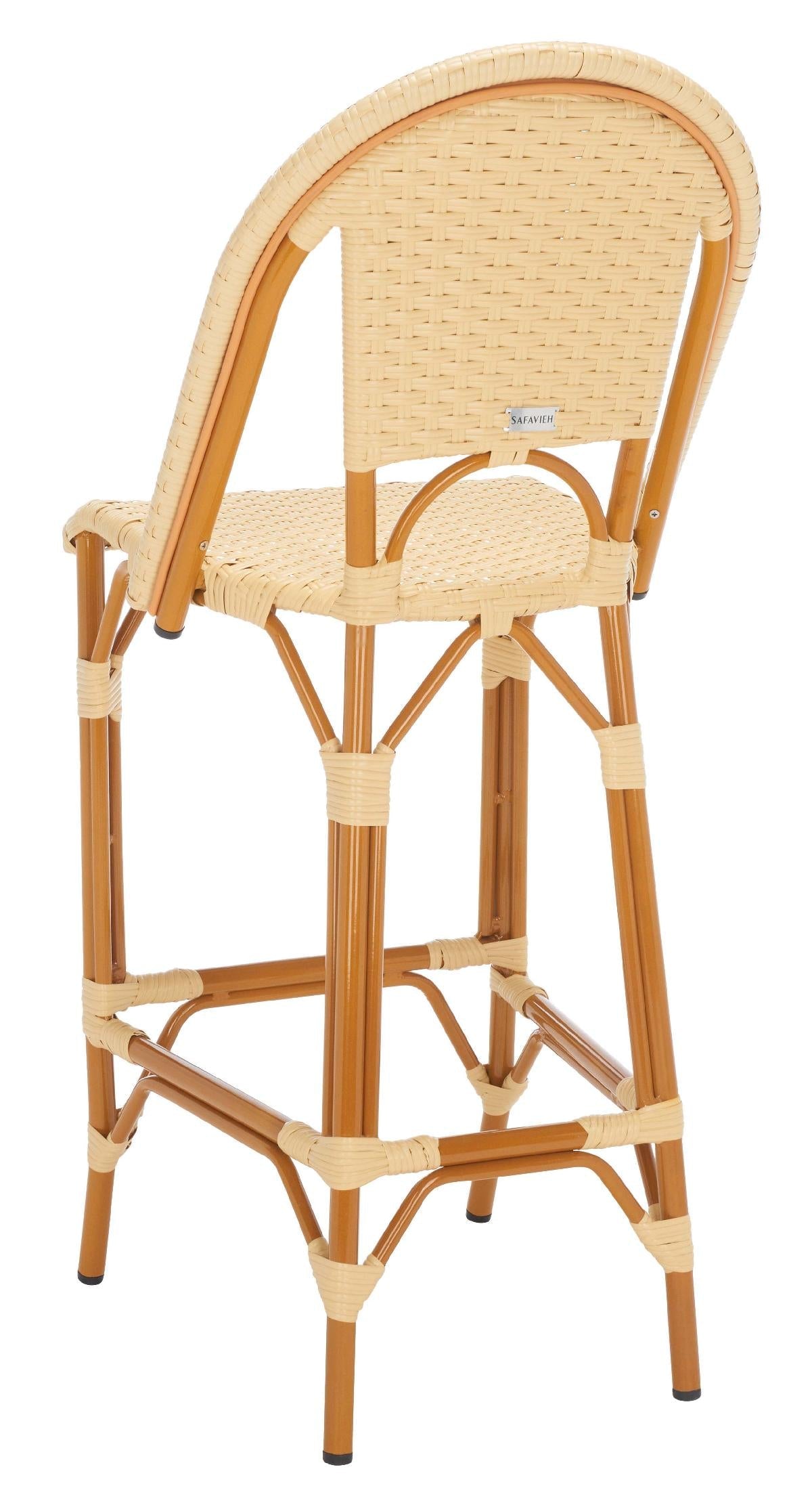 California Bar Stool | Safavieh - PAT7534 - Natural 