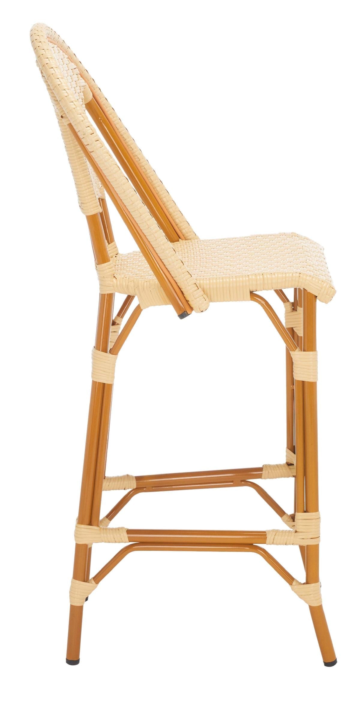 California Bar Stool | Safavieh - PAT7534 - Natural 