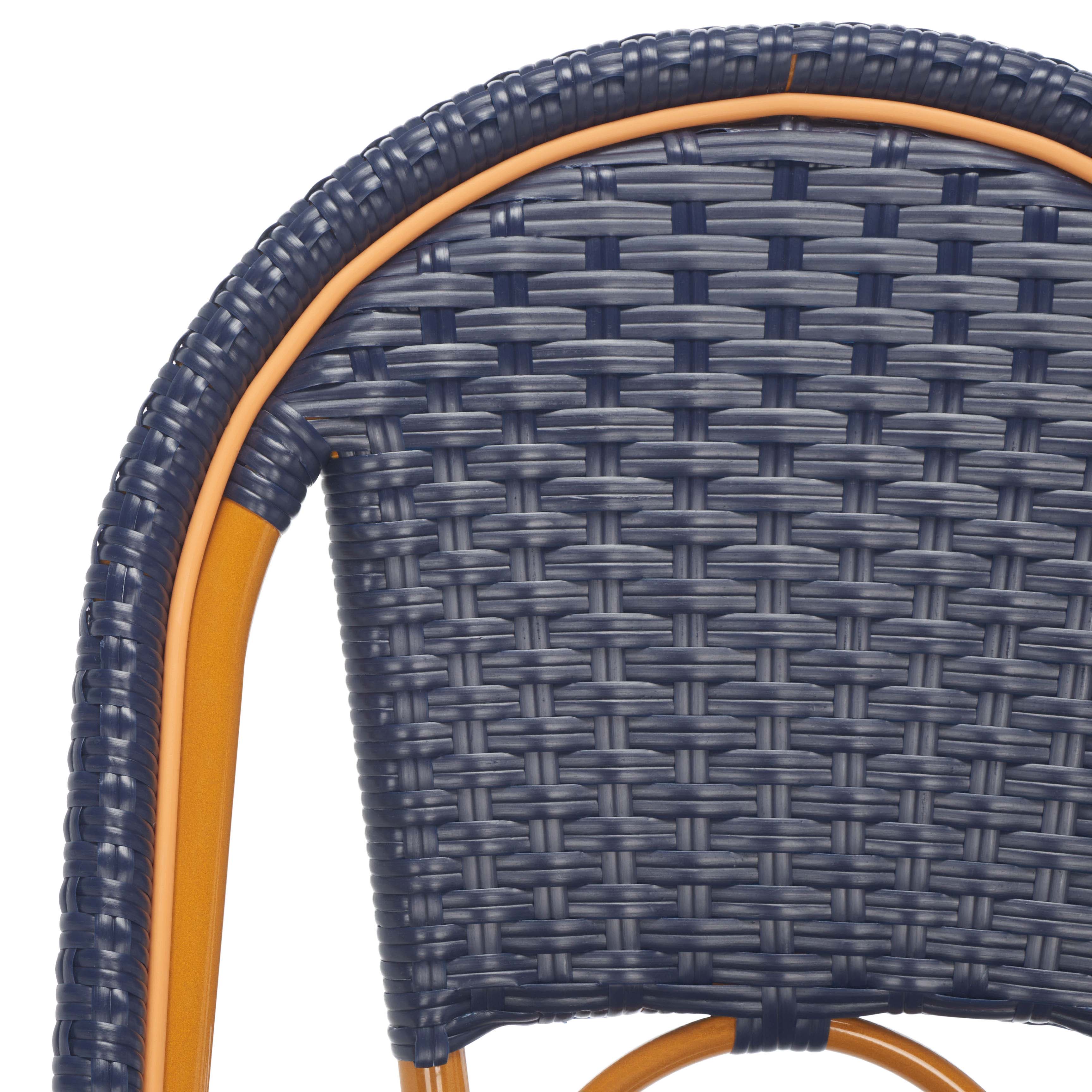 California Bar Stool | Safavieh - PAT7534 - Navy 