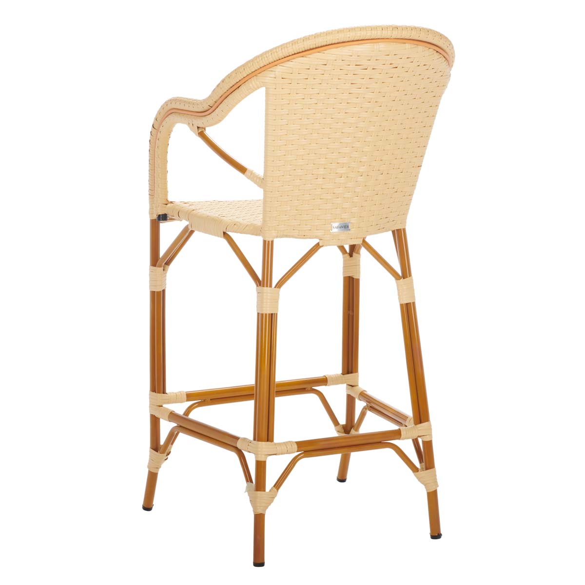 California Bar Stool | Safavieh - PAT7535 - Natural