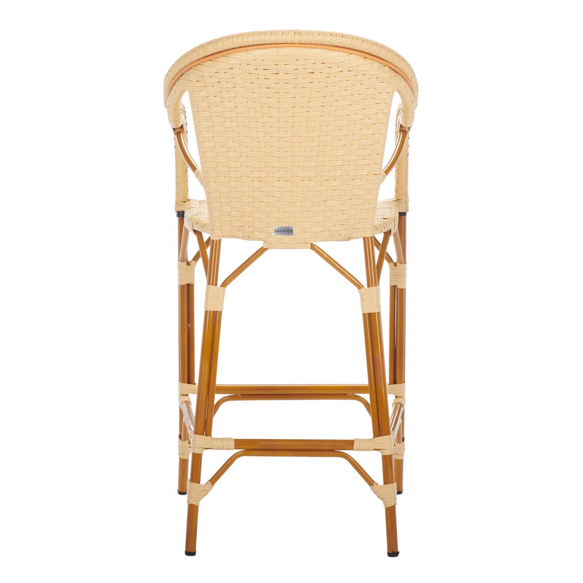 California Bar Stool | Safavieh - PAT7535 - Natural