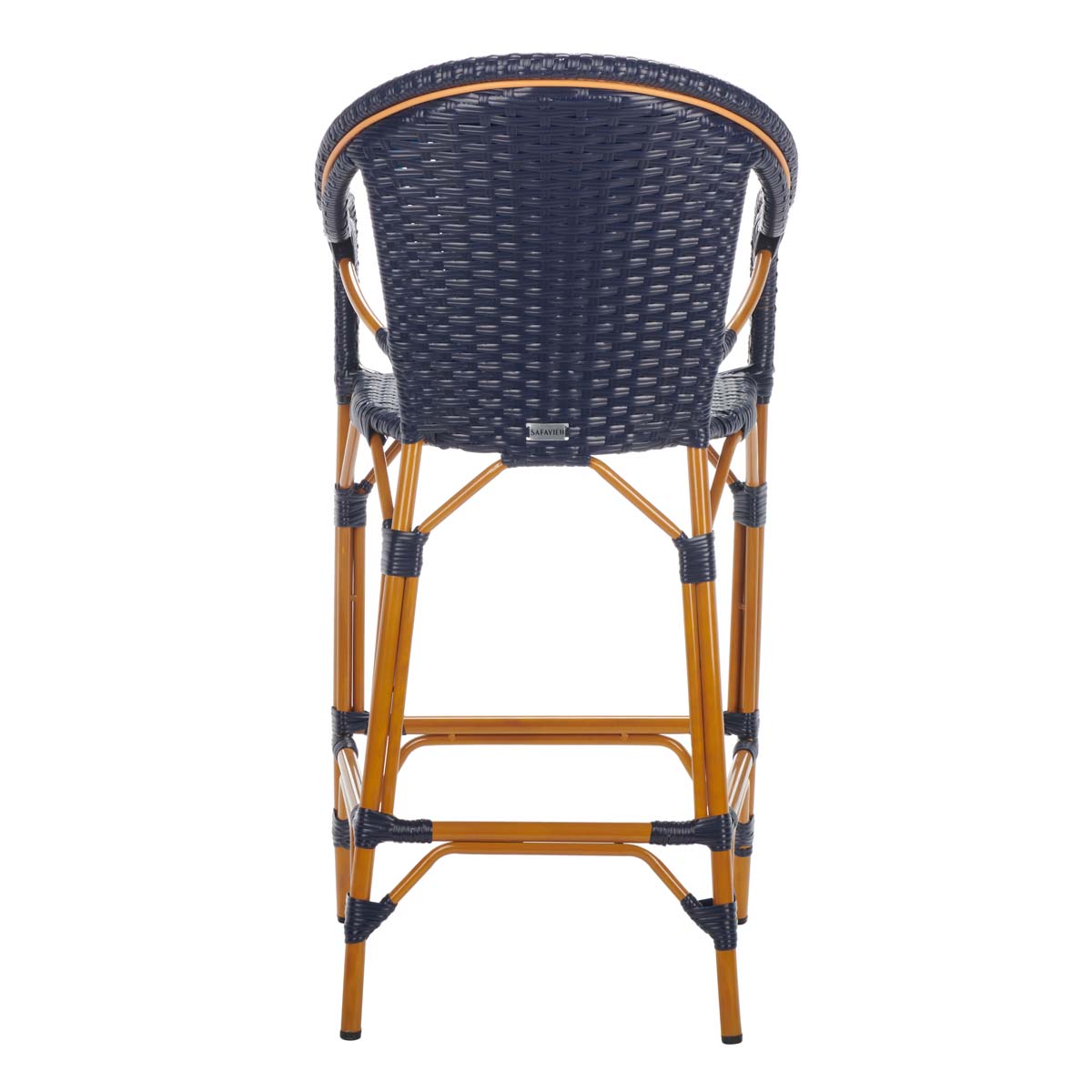 California Bar Stool | Safavieh - PAT7535 - Navy