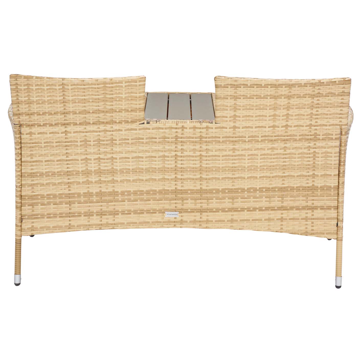 Safavieh Viora Loveseat , PAT7710 - Natural/White Cushion