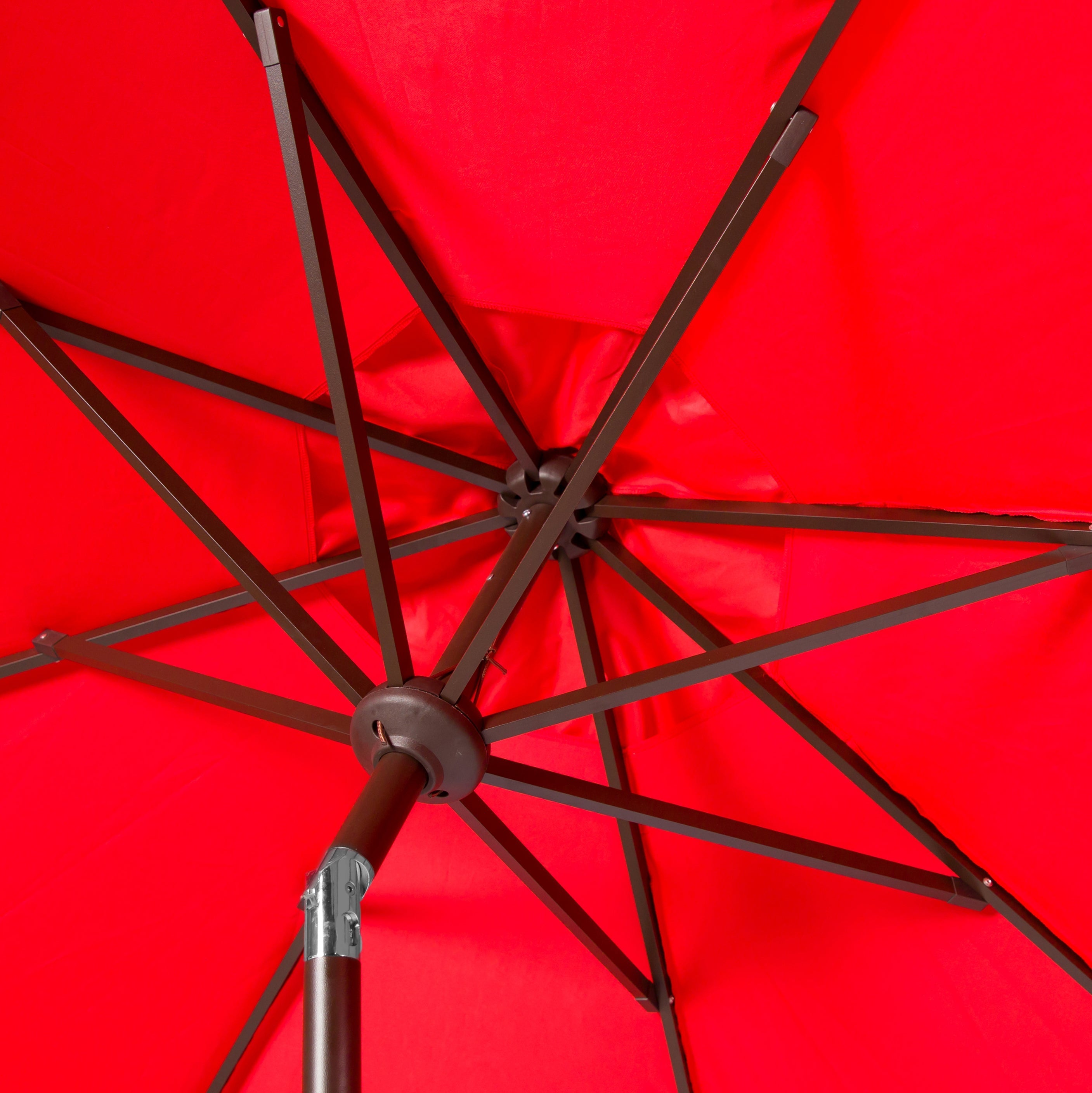 uv-resistant-zimmerman-9-ft-crank-market-push-button-umbrella-with-flap-safavieh-pat8000-Red / White