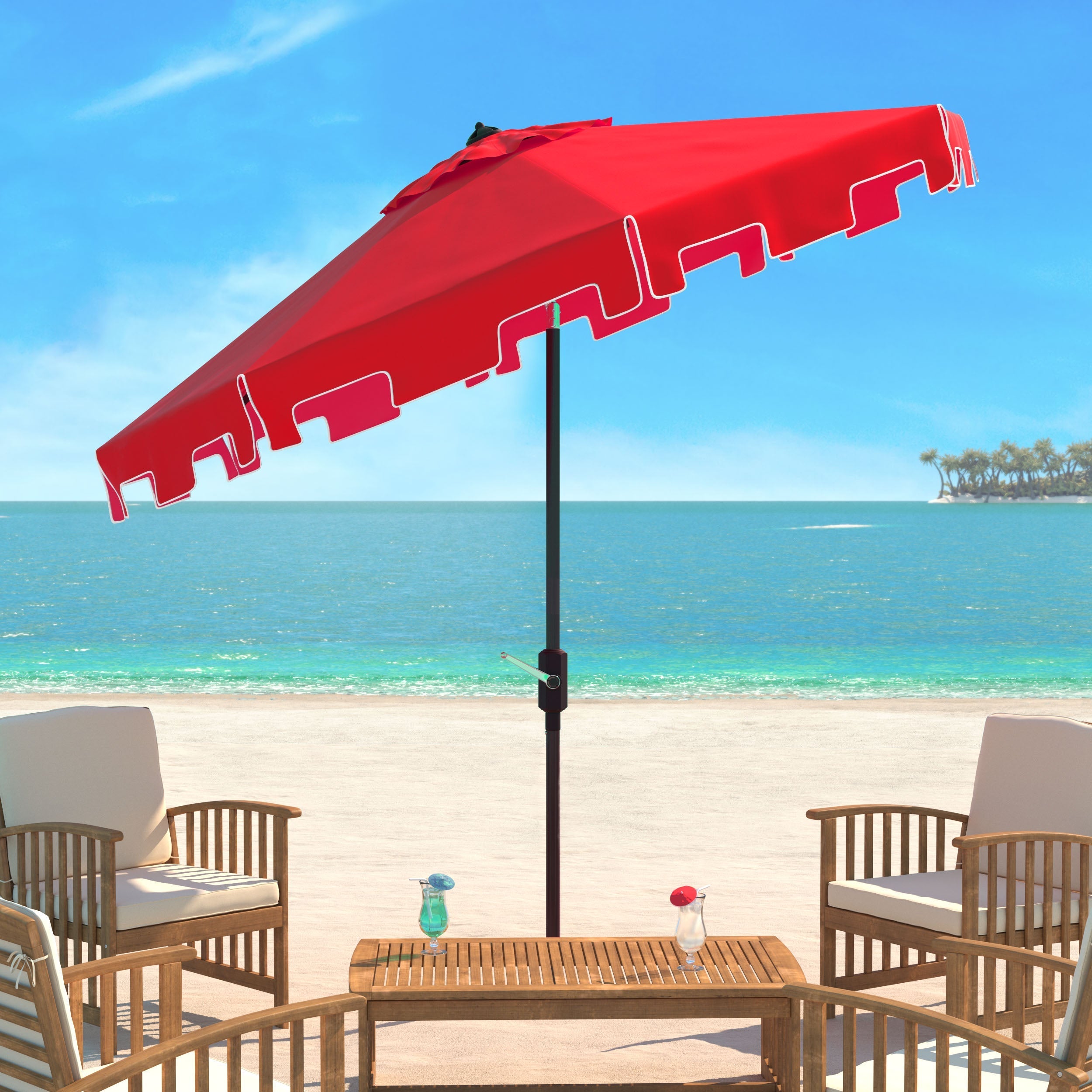 uv-resistant-zimmerman-9-ft-crank-market-push-button-umbrella-with-flap-safavieh-pat8000-Red / White