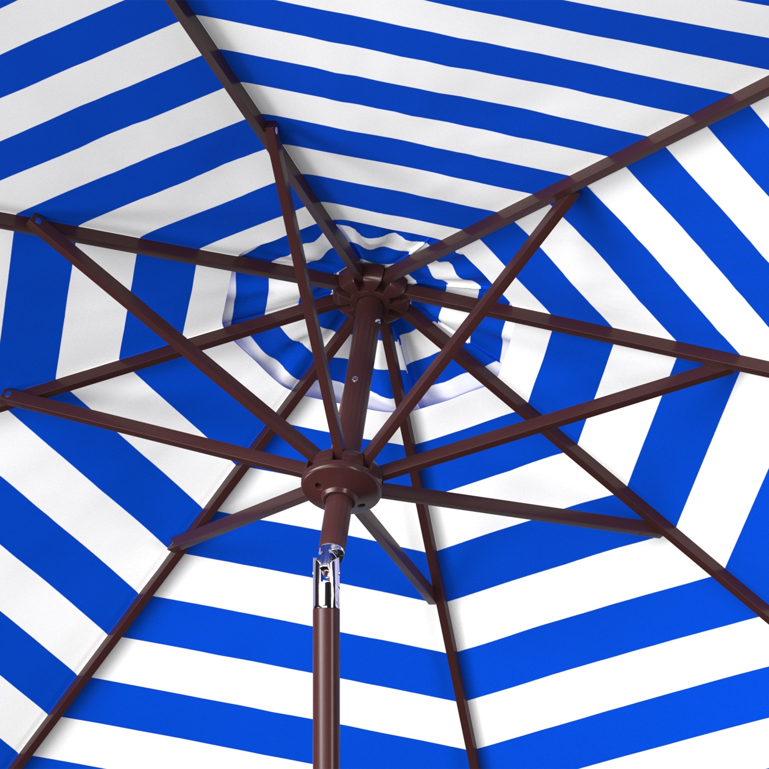 athens-inside-out-striped-9ft-crank-outdoor-auto-umbrella-safavieh-pat8007-Pacific Blue