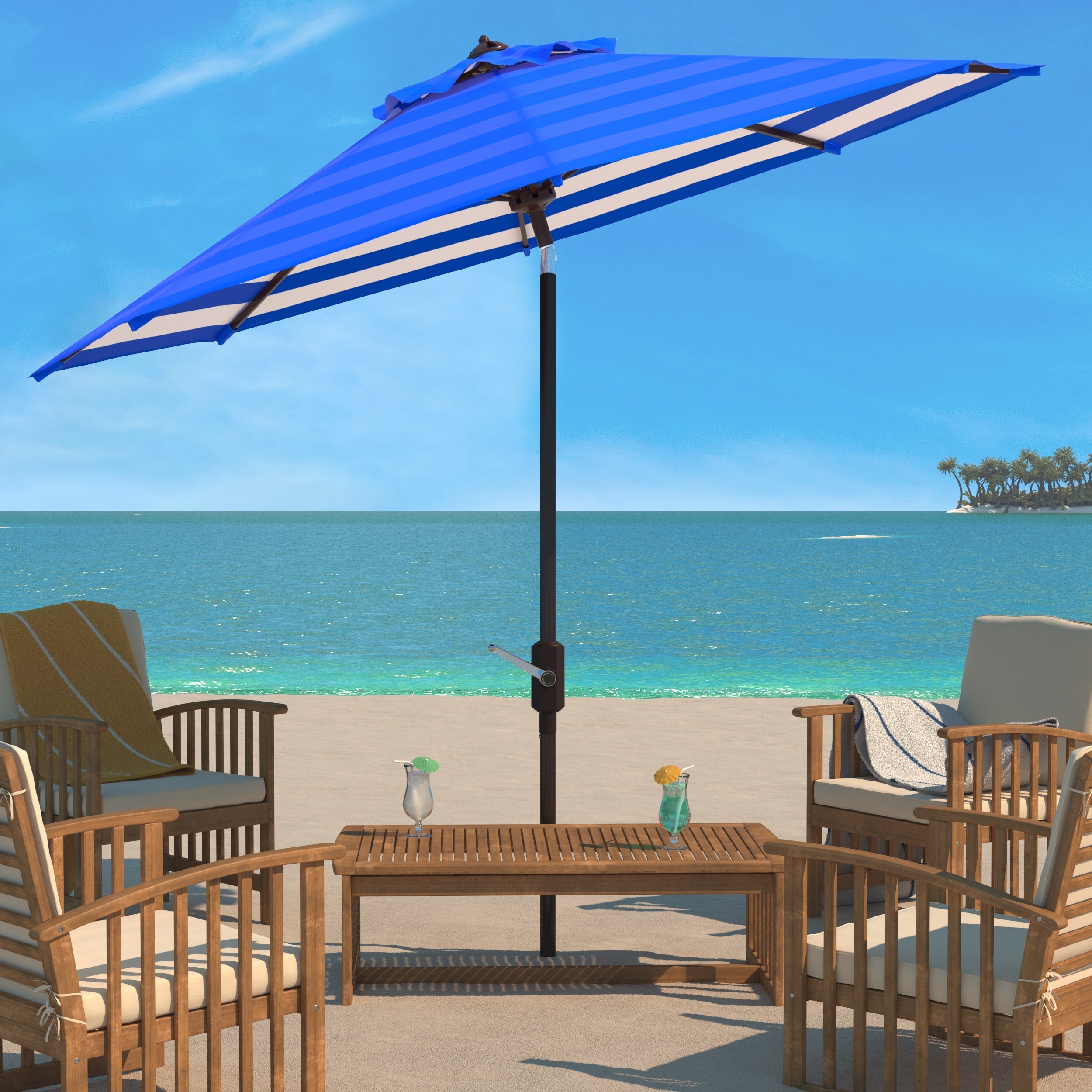 athens-inside-out-striped-9ft-crank-outdoor-auto-umbrella-safavieh-pat8007-Pacific Blue