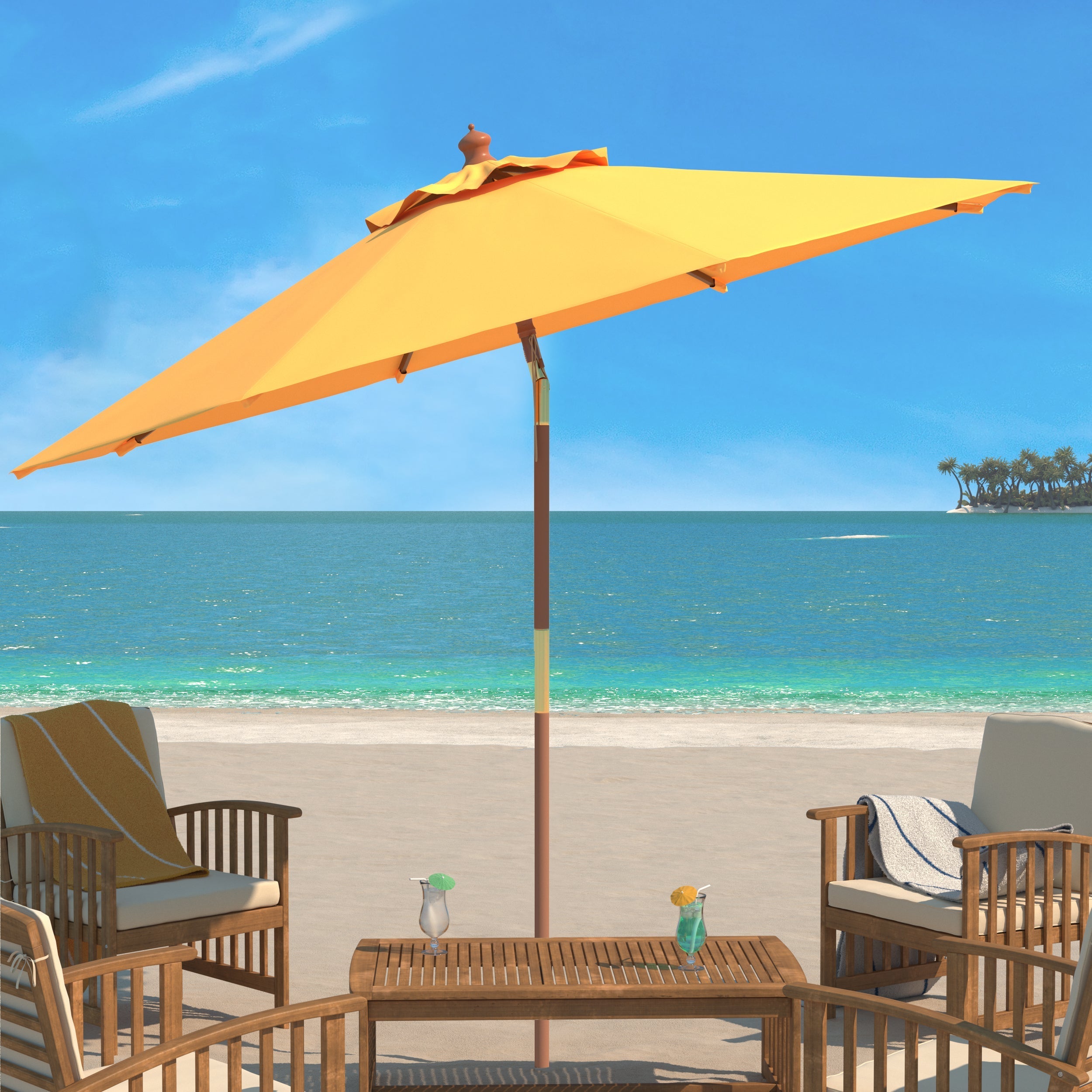 cannes-9ft-wooden-outdoor-umbrella-safavieh-pat8009-Yellow