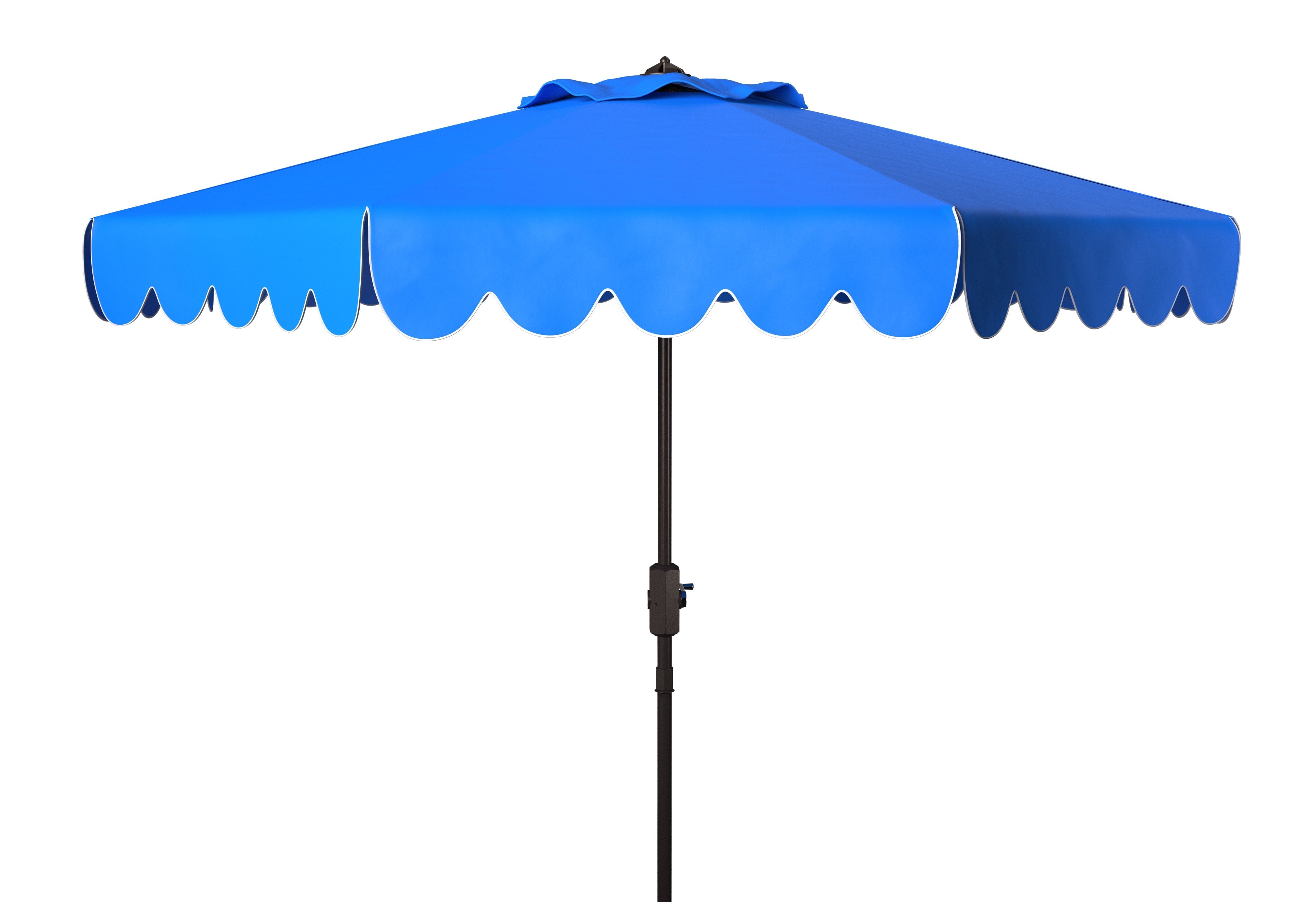 venice-single-scallop-9ft-crank-outdoor-push-button-umbrella-safavieh-pat8010-Pacific Blue