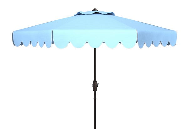 venice-single-scallop-9ft-crank-outdoor-push-button-umbrella-safavieh-pat8010-Baby Blue / White