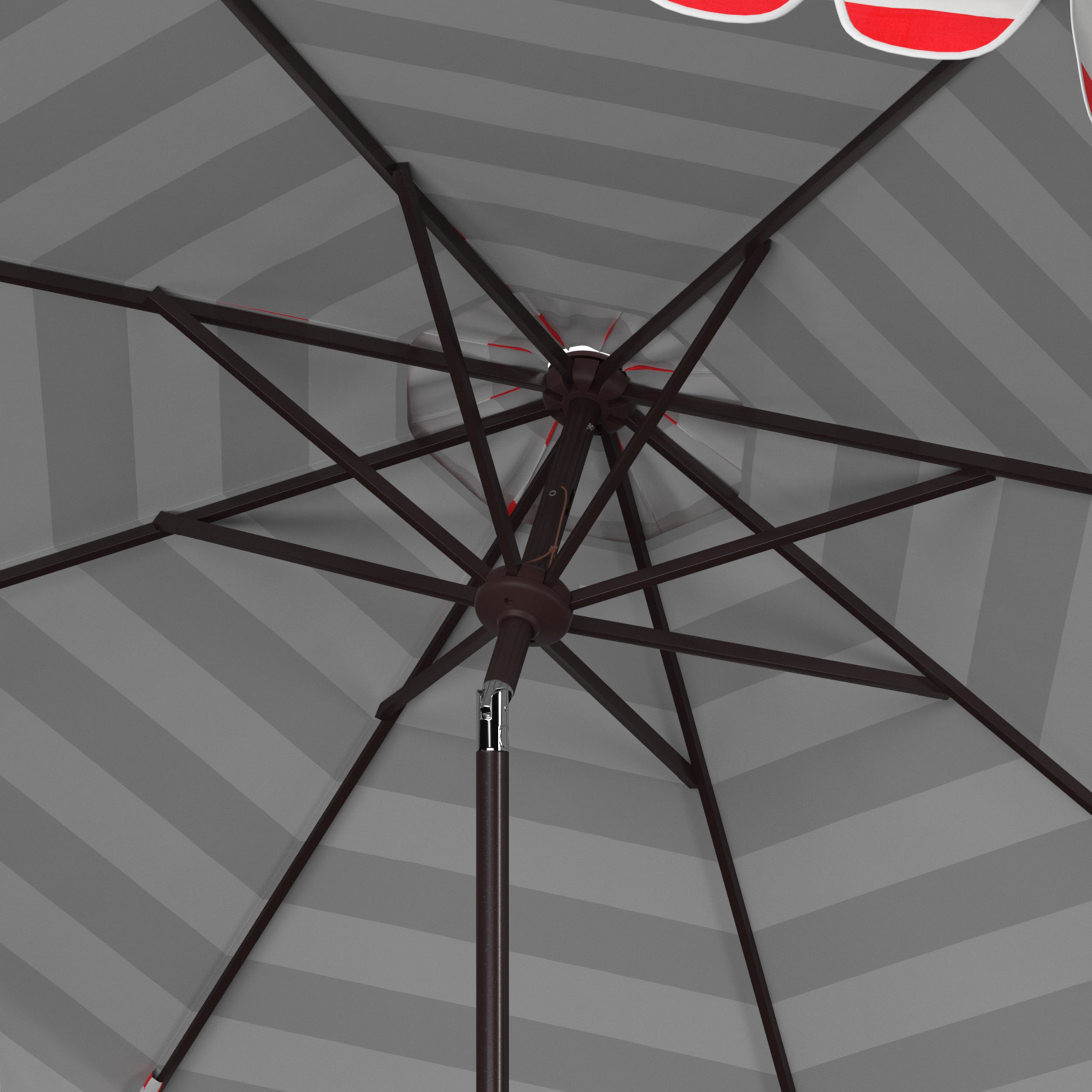 maui-single-scallop-striped-9ft-crank-push-button-umbrella-safavieh-pat8011-Red Stripe