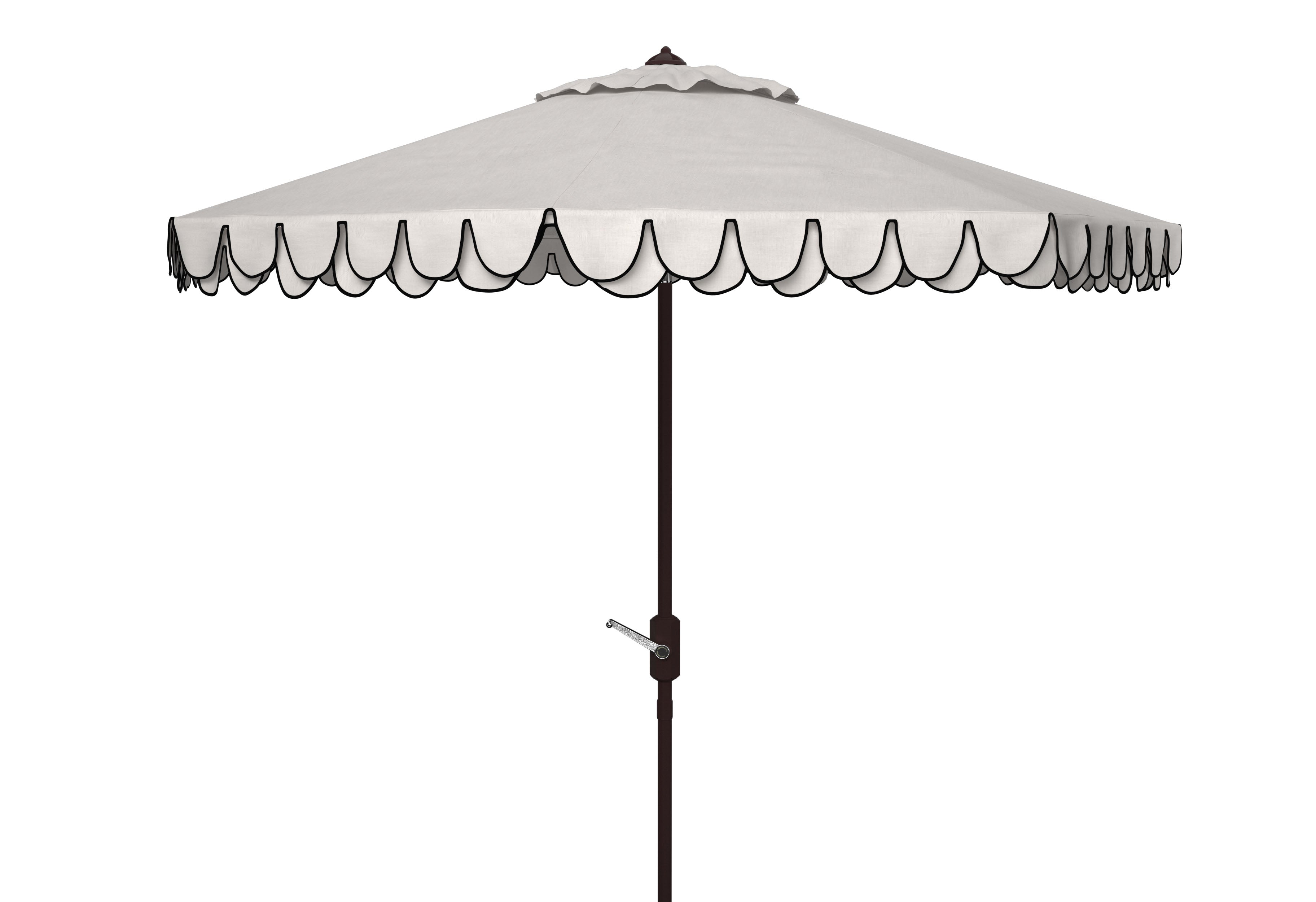 elegant-valance-11ft-rnd-umbrella-safavieh-pat8106-Ivory/Black