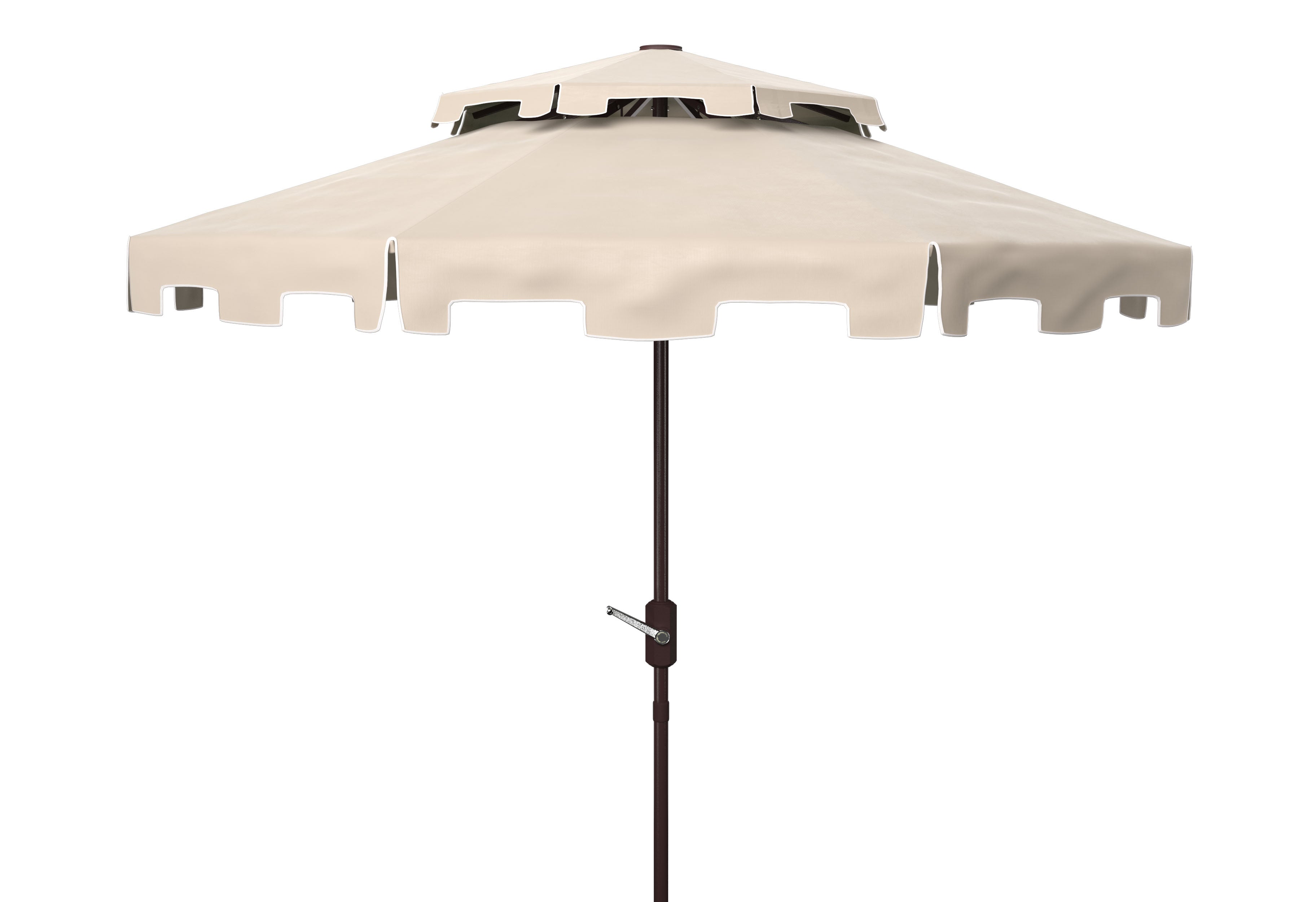 zimmerman-9ft-double-top-market-umbrella-safavieh-pat8200-1-Beige/White