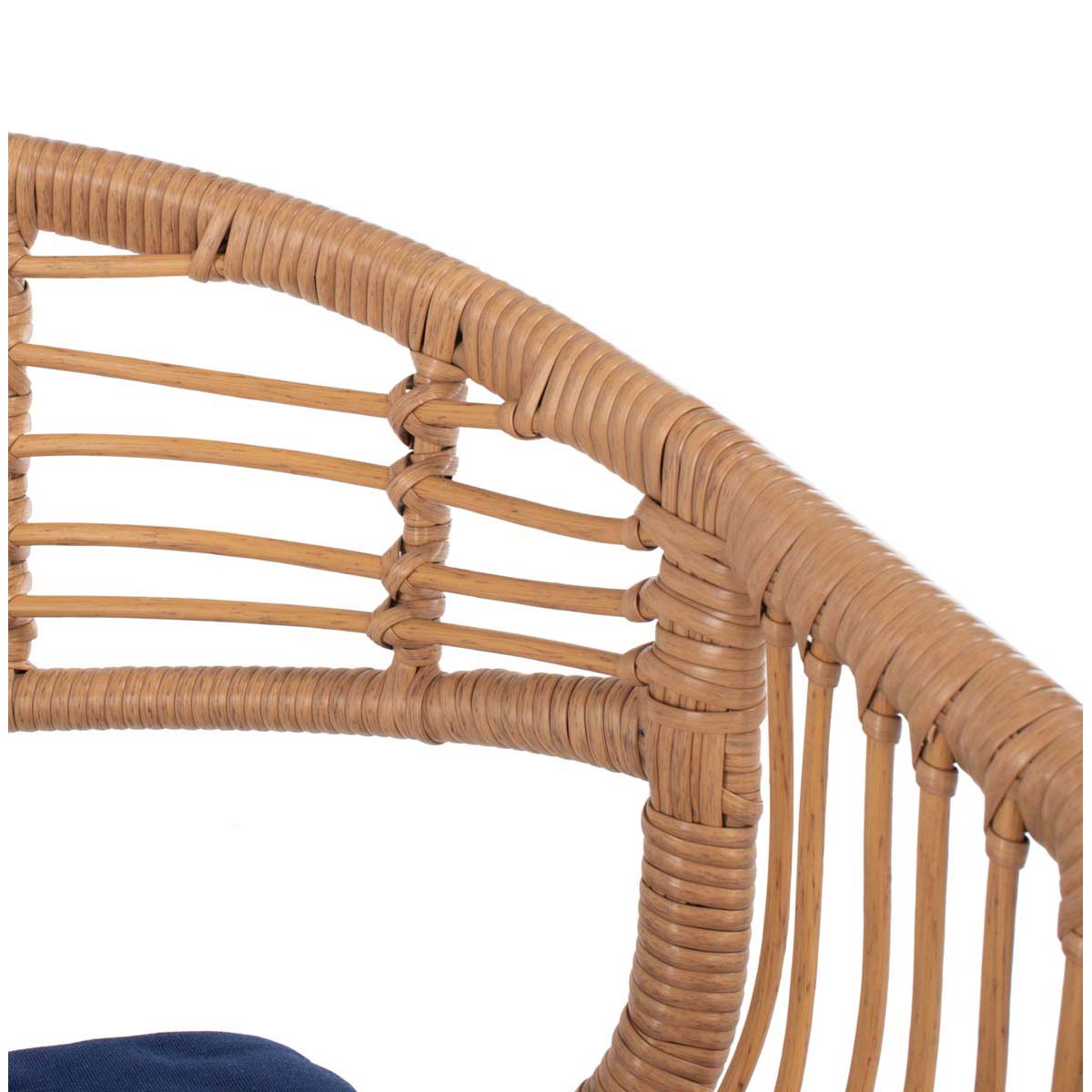 Safavieh Ferla 3Pc Lounger Set , PAT9014 - Natural / Navy