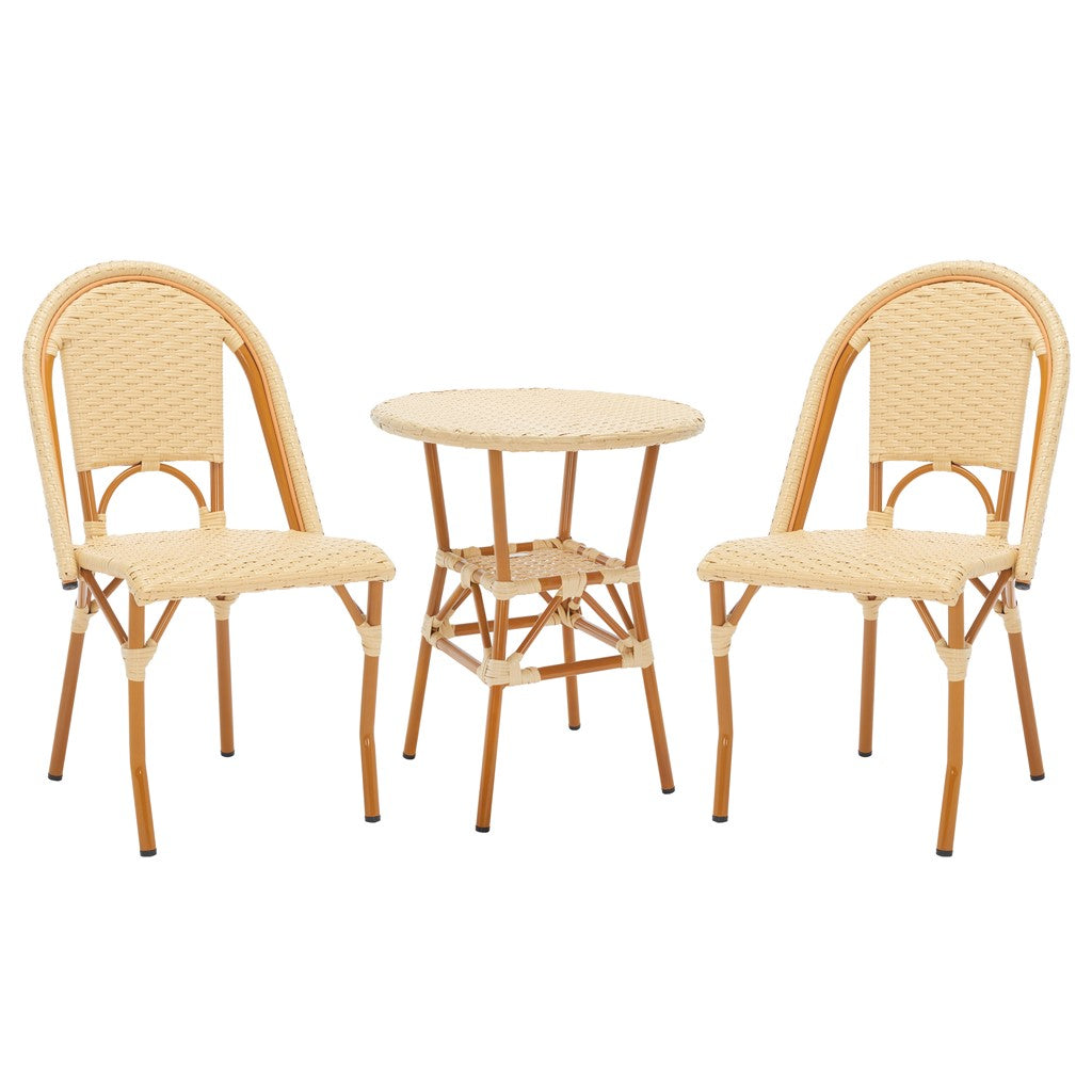 Safavieh California 3 Piece Bistro Set, PAT9505 - Natural