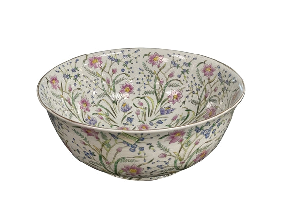 Spring Floral Color Porcelain Bowl