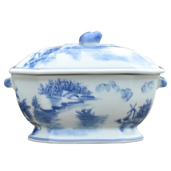 Soft Blue Meadow Tureen