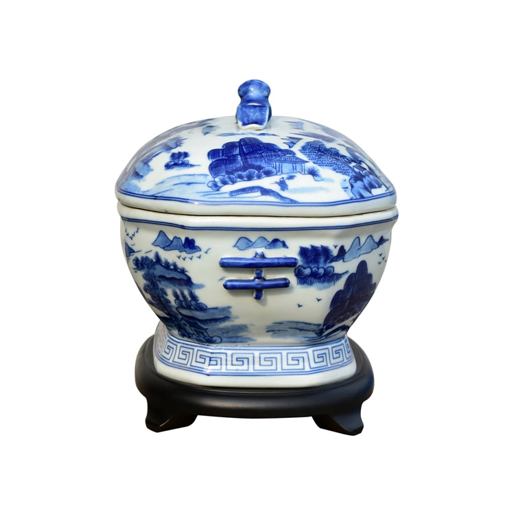 Village Scene Tureen