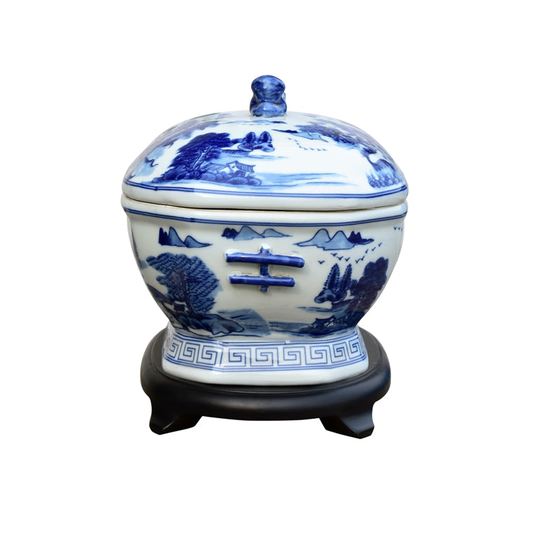 Village Scene Tureen