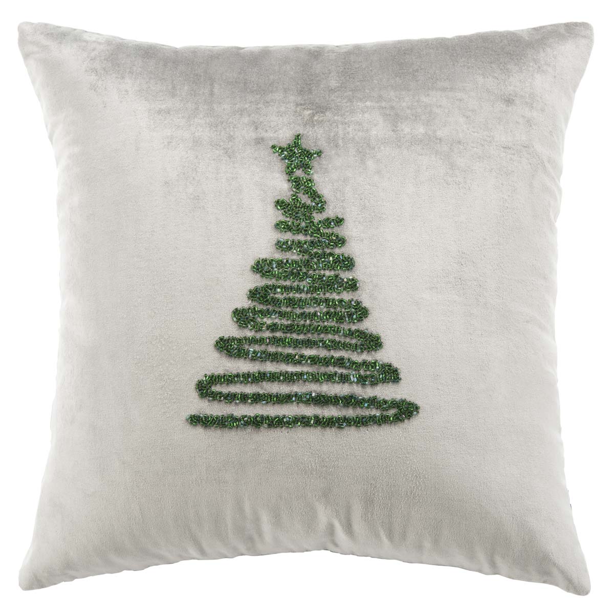 Enchanted Evergreen Pillow | Safavieh - PLS882 - Grey/Green